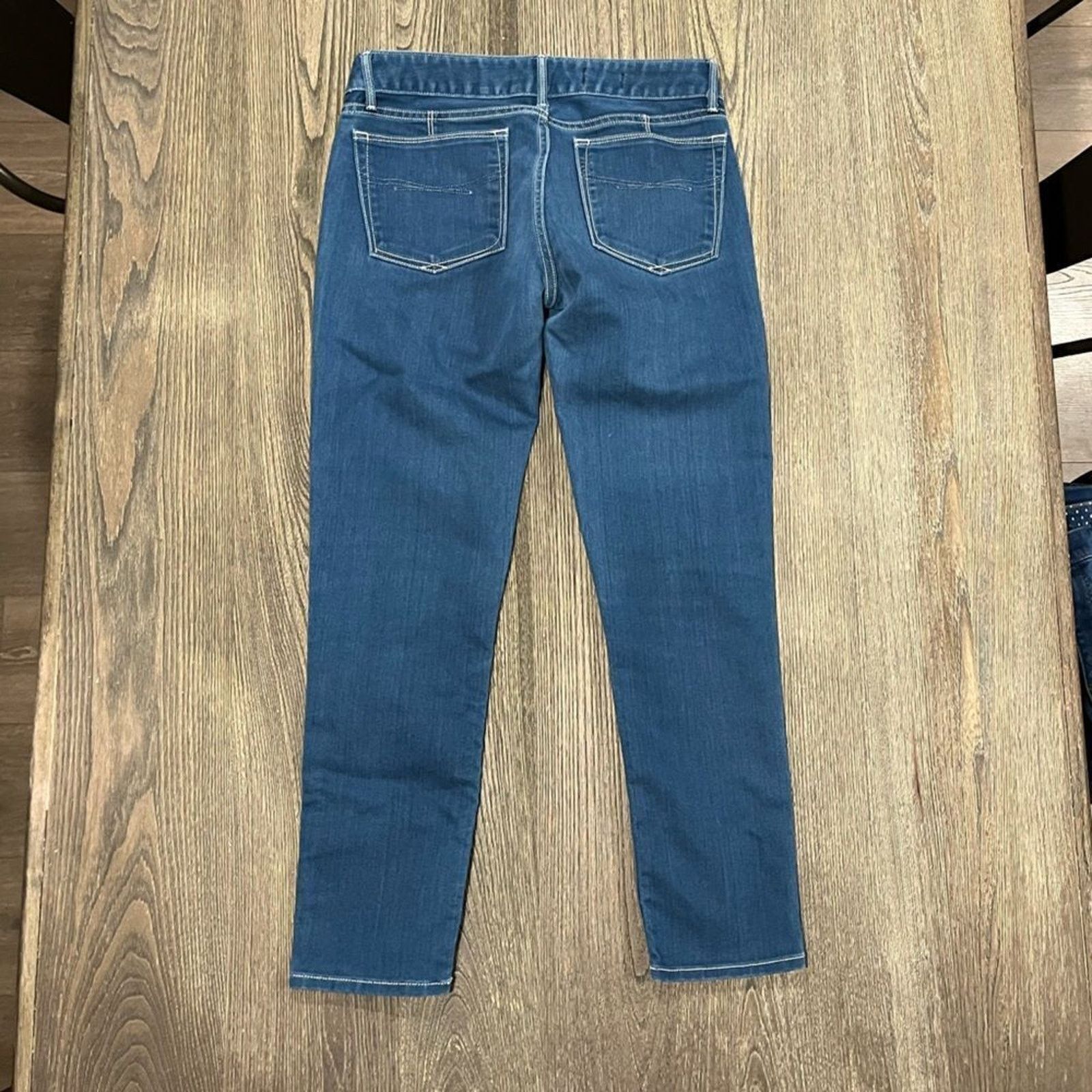 Gap Gap 1969 Mid-Rise Jeans Tapered Leg Slim Fit Stretch Denim Size 26" / US 2 / IT 38 - 10 Thumbnail