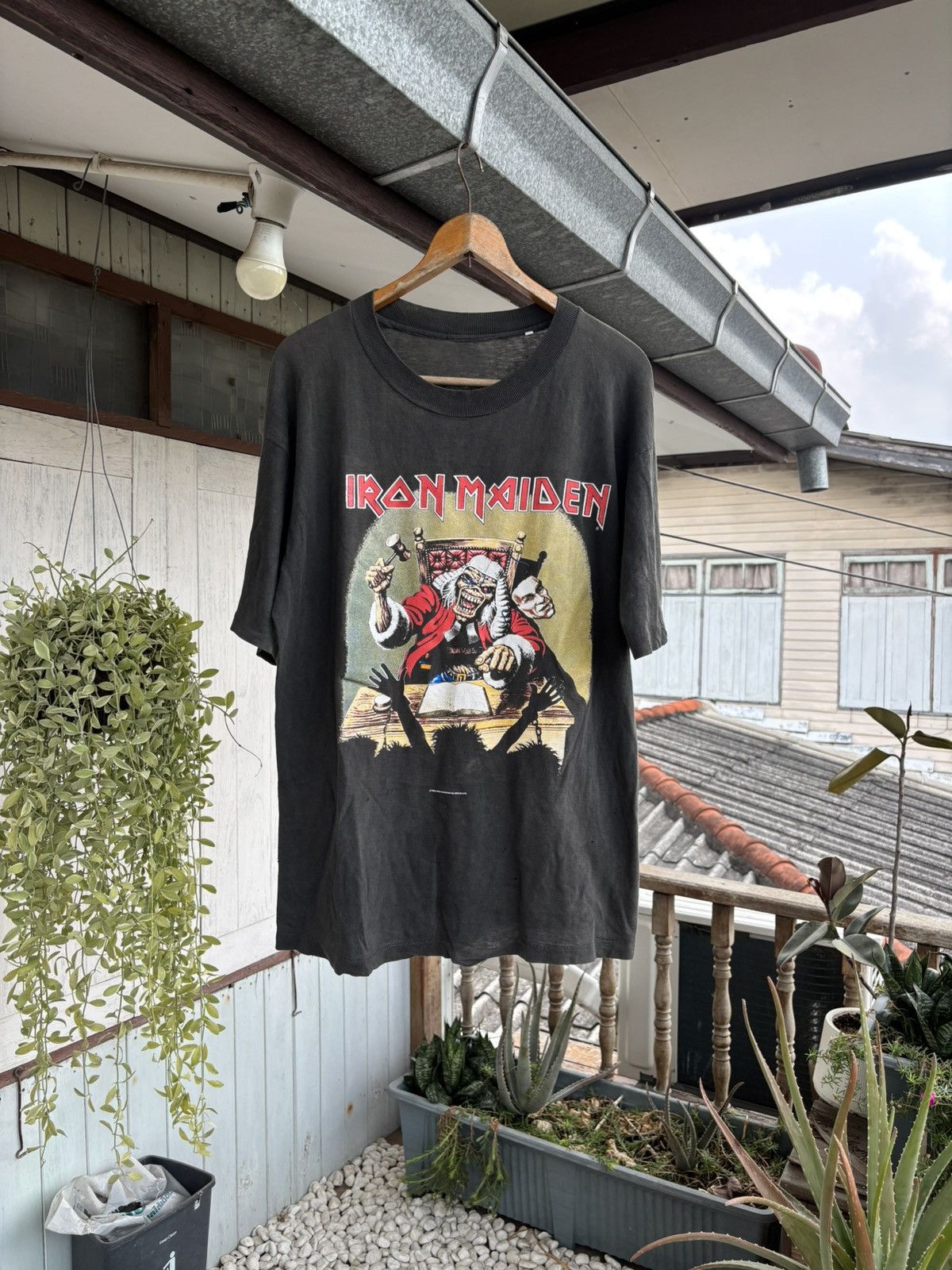 Iron Maiden Iron Maiden Deaf Sentence 1990 Size US L / EU 52-54 / 3 - 1 Thumbnail