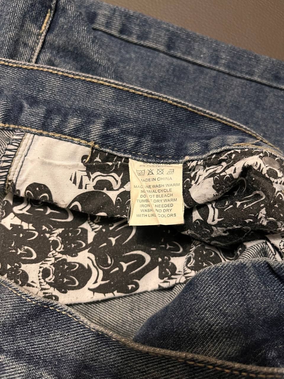 Japanese Brand Joker Brand Oriol Basic Baggy Jeans bleached Size US 36 / EU 52 - 4 Thumbnail