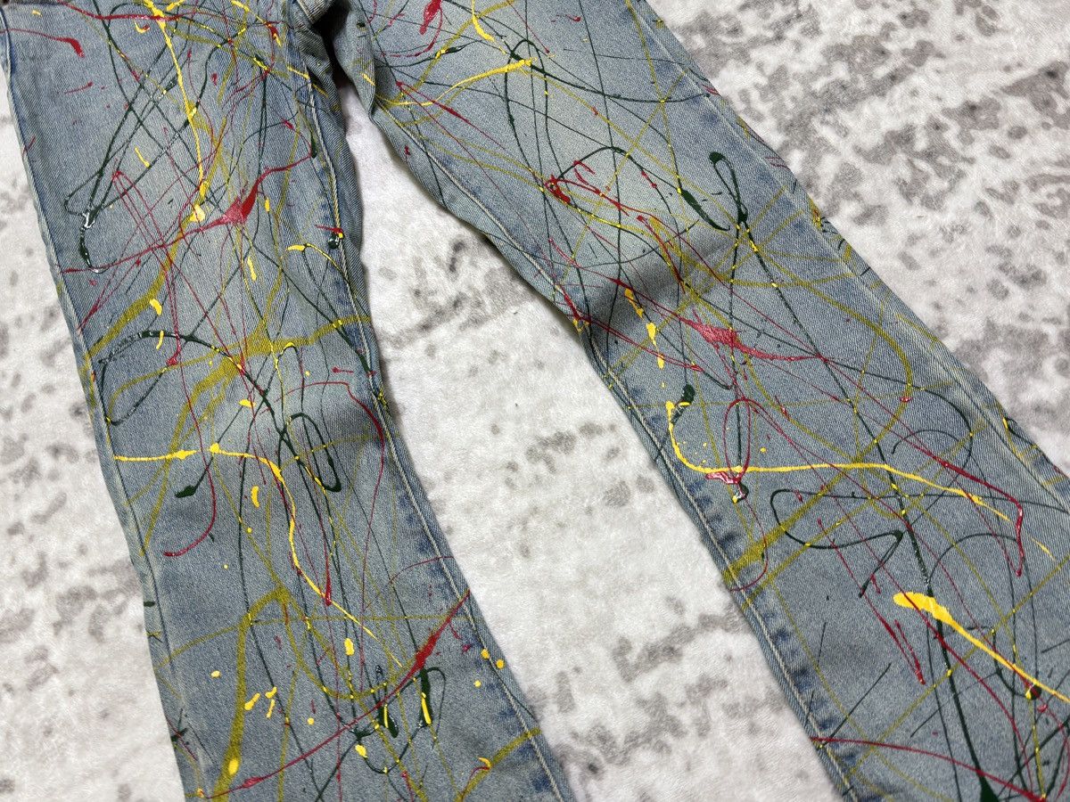 Hysteric Glamour Flare LA Jeans Paint Splash Junya Watanabe Style Bootcut Size US 26 / EU 42 - 7 Thumbnail