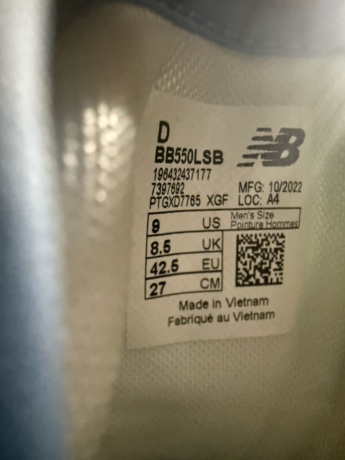 New Balance New Balance 550 ‘white blue haze’ Size US 9 / EU 42 - 5 Thumbnail