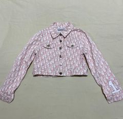 CHRISTIAN DIOR 1997 Runway John Galliano pink tweed ribbon trimmed jacket  FR42 L