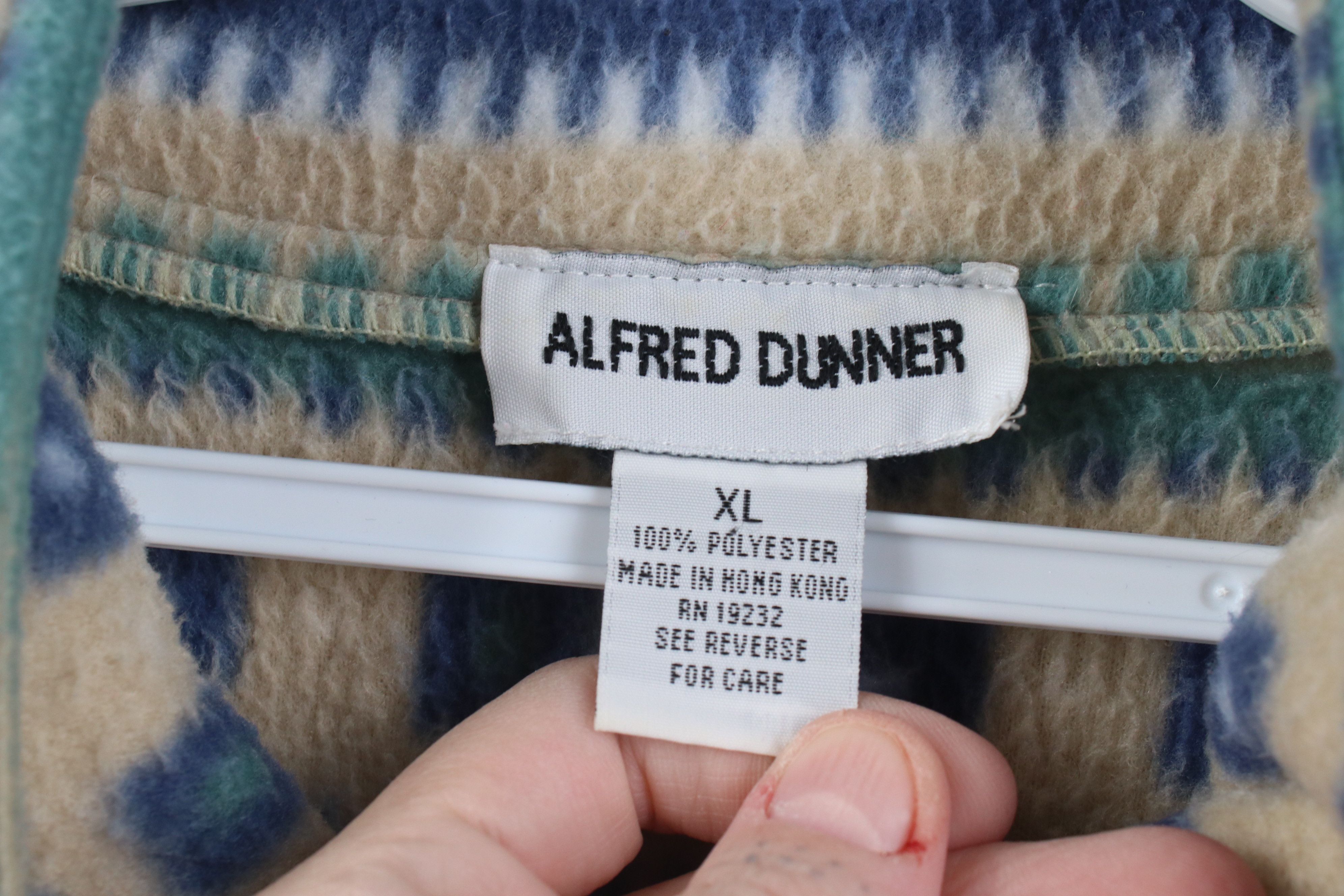 Vintage Vintage 90s Streetwear Fair Isle Fleece Full Zip Jacket Size XL / US 12-14 / IT 48-50 - 8 Thumbnail