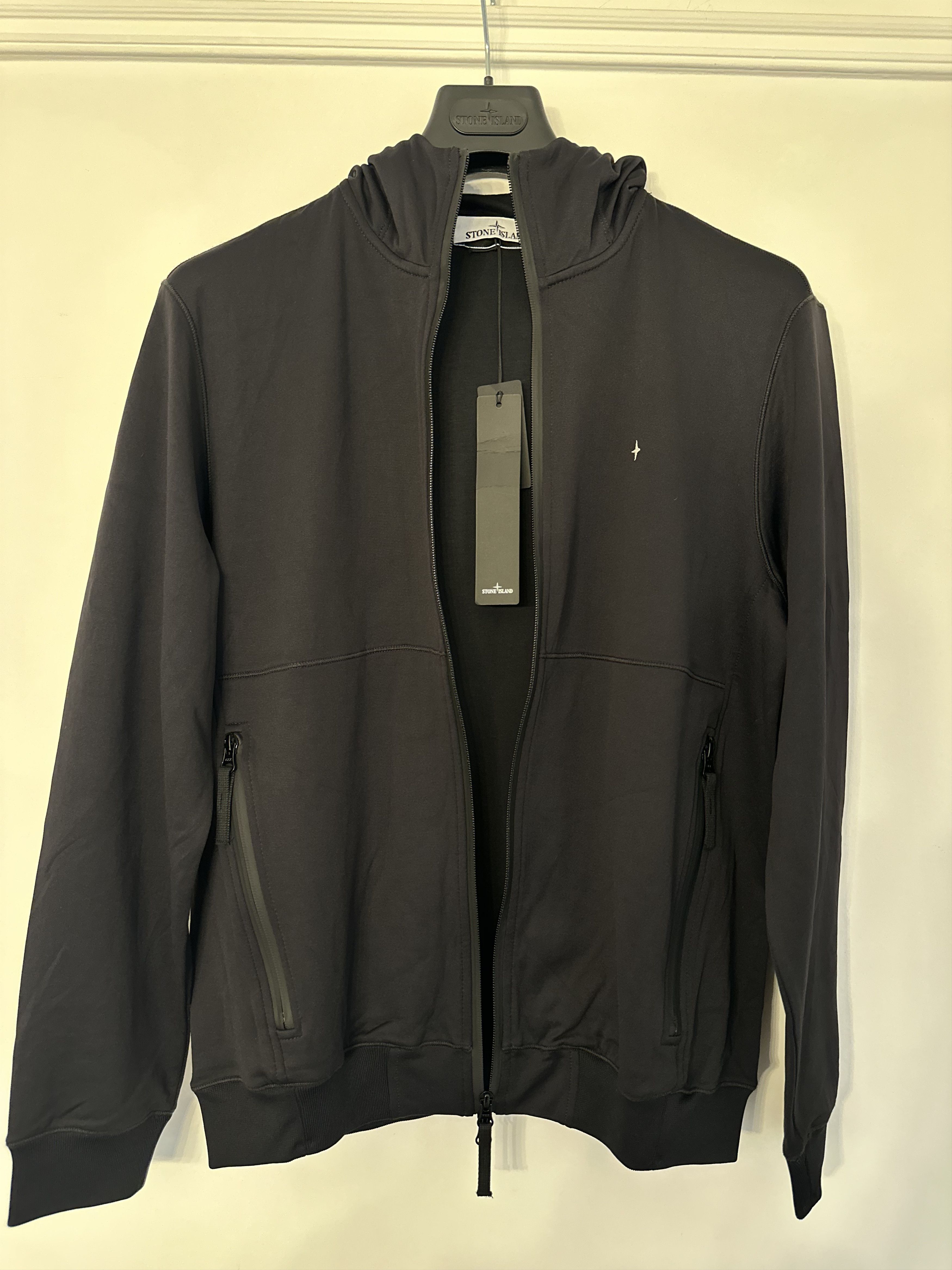 Stone Island Stone Island Zipper Hooded Sweatshirt Size US L / EU 52-54 / 3 - 3 Thumbnail