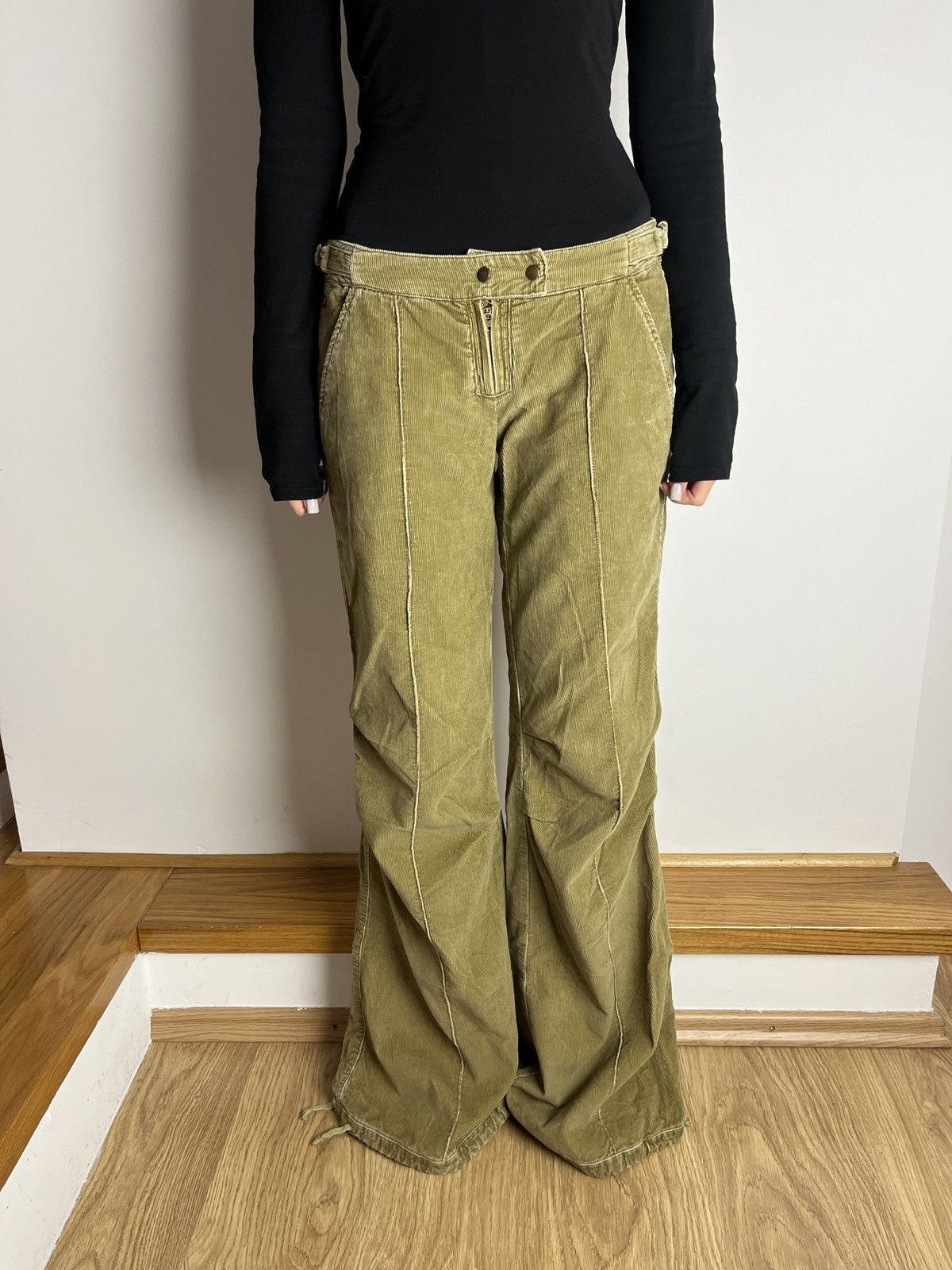 Miss Sixty Vintage Miss Sixty Women's Flared Pants Drawstrings Y2K Size 26" / US 2 / IT 38 - 1 Thumbnail