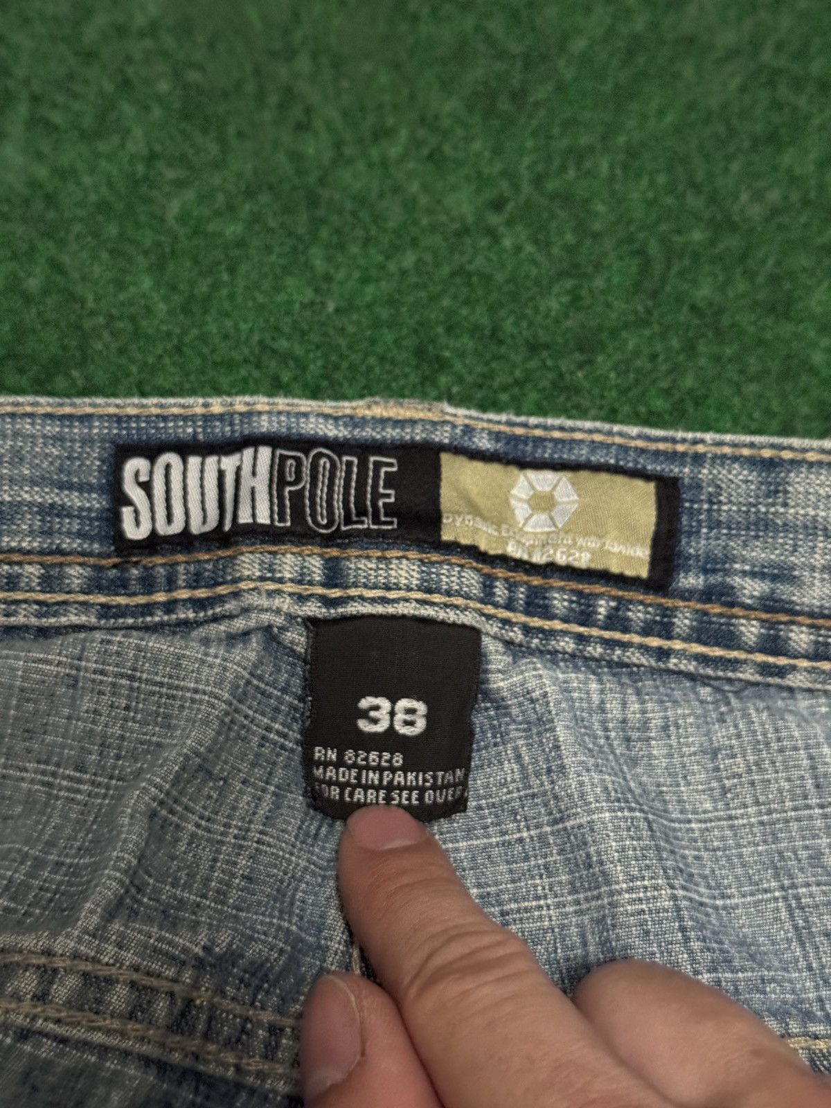 Southpole × Vintage Vintage Y2K Southpole Baggy Hip Hop Skater Denim Jeans Size US 38 / EU 54 - 4 Thumbnail