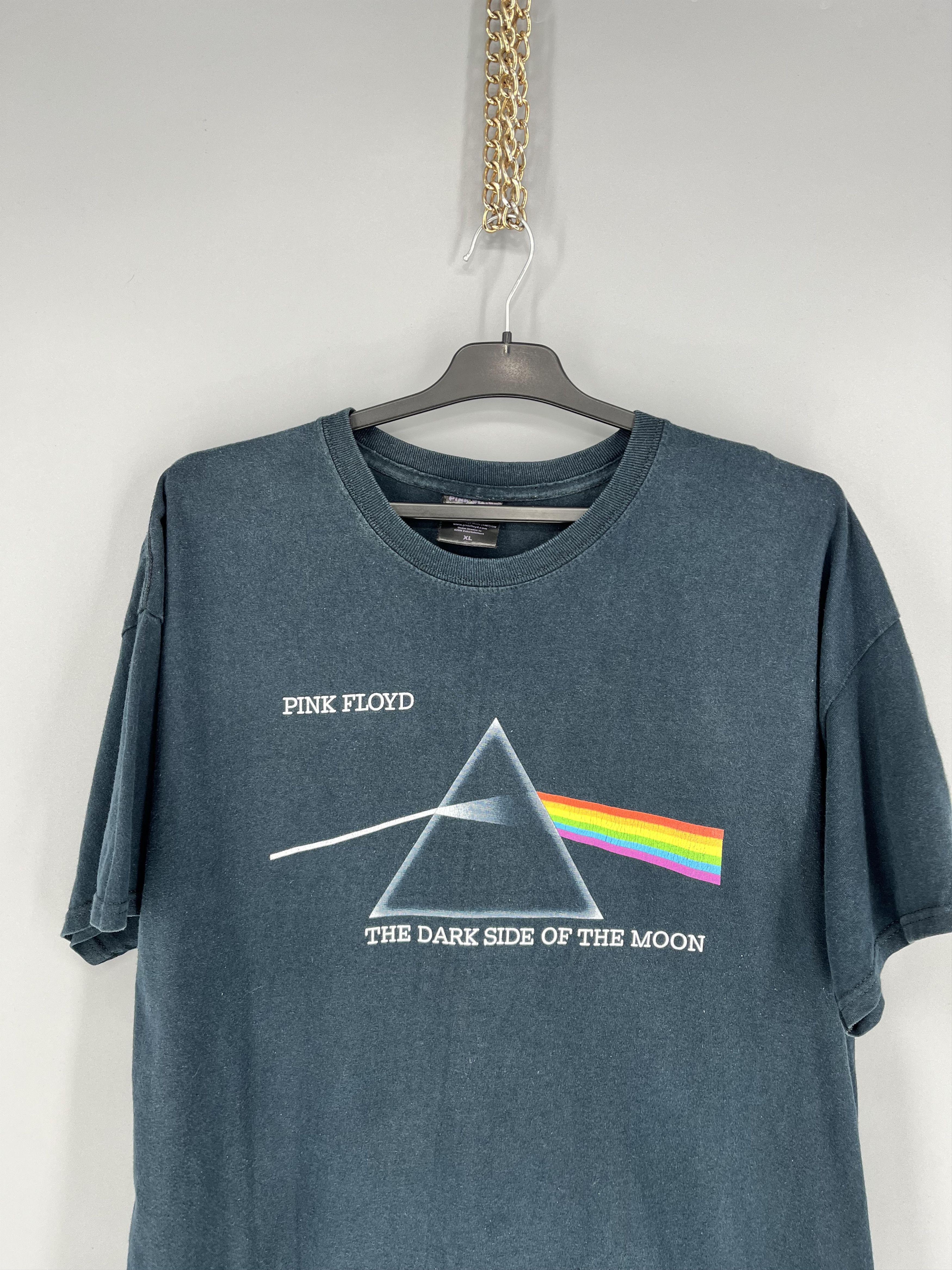Band Tees VINTAGE Y2k Pink Floyd The Dark Side The Moon Size US XL / EU 56 / 4 - 6 Thumbnail