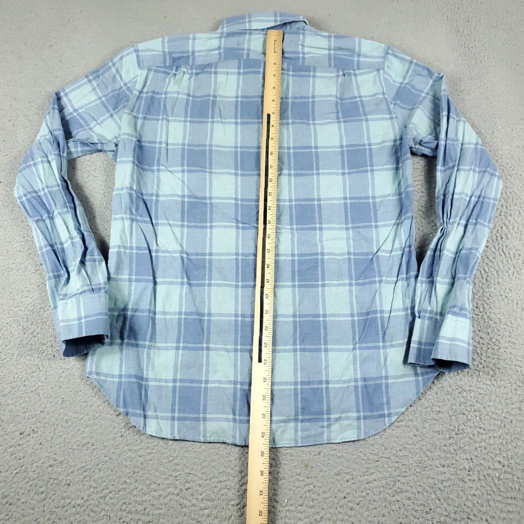 Bonobos VINTAGE Bonobos Shirt Men’s Medium Blue Plaid Button-Up Long Sleeve Size US M / EU 48-50 / 2 - 3 Thumbnail
