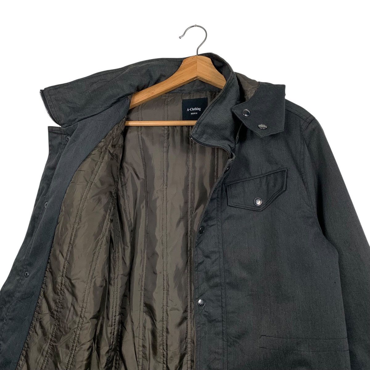 Japanese Brand Japanese Brand A-Clothing Hooded Jacket Size US M / EU 48-50 / 2 - 11 Thumbnail
