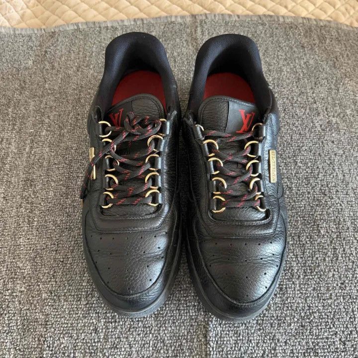 Louis Vuitton Louis Vuitton Trainer Fashion Sneakers Black and Gold -2508 Size US 6.5 / EU 39-40 - 6 Thumbnail