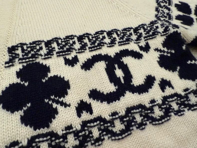 Chanel Chanel Clover Wool Cardigan Size 38 -2505 Size US M / EU 48-50 / 2 - 4 Thumbnail