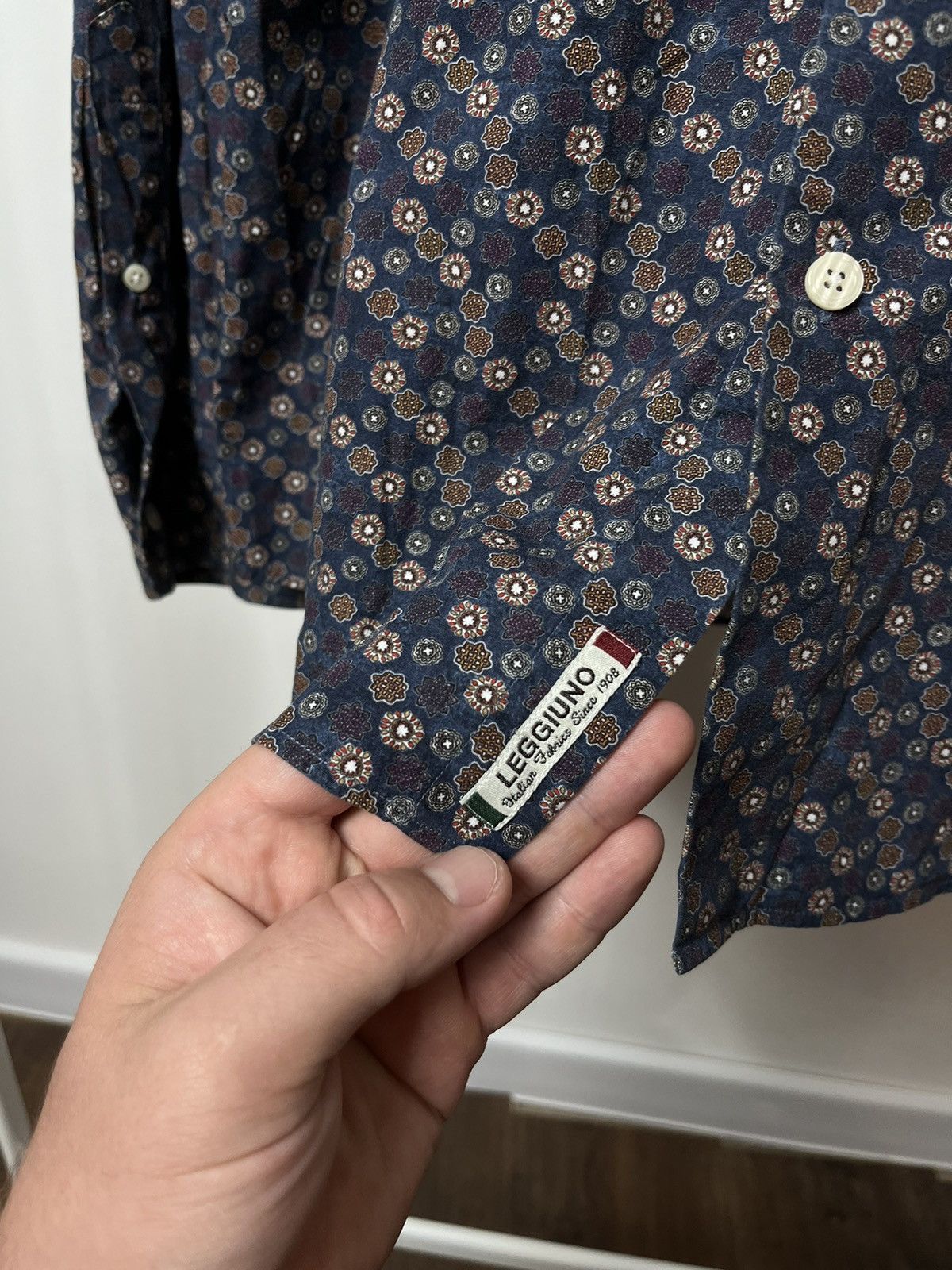 New & Lingwood New Lingwood Button Ups Overprint Shirt Size US XL / EU 56 / 4 - 4 Thumbnail