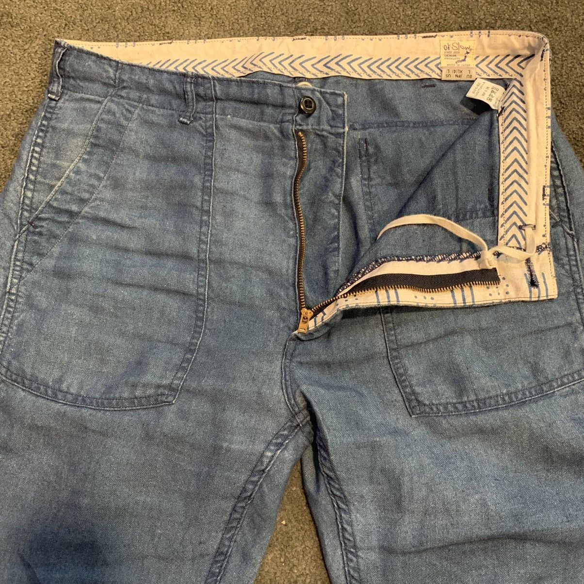 Orslow Orslow Fatigue pants in washed indigo Size US 37 - 4 Thumbnail