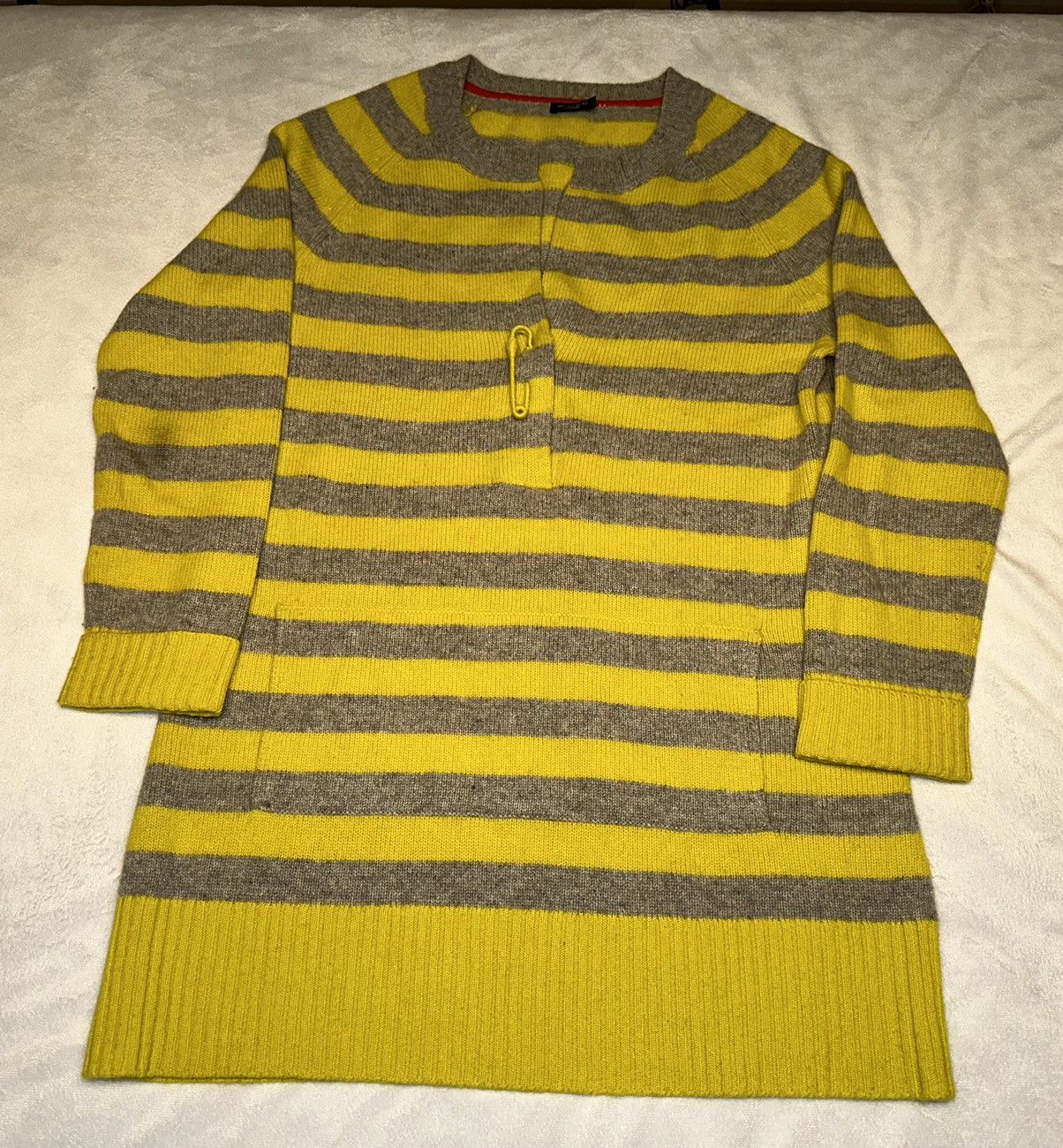 Magaschoni Magaschoni Cashmere Striped L/S Sweater Dress-Size Med Size M / US 6-8 / IT 42-44 - 1 Thumbnail
