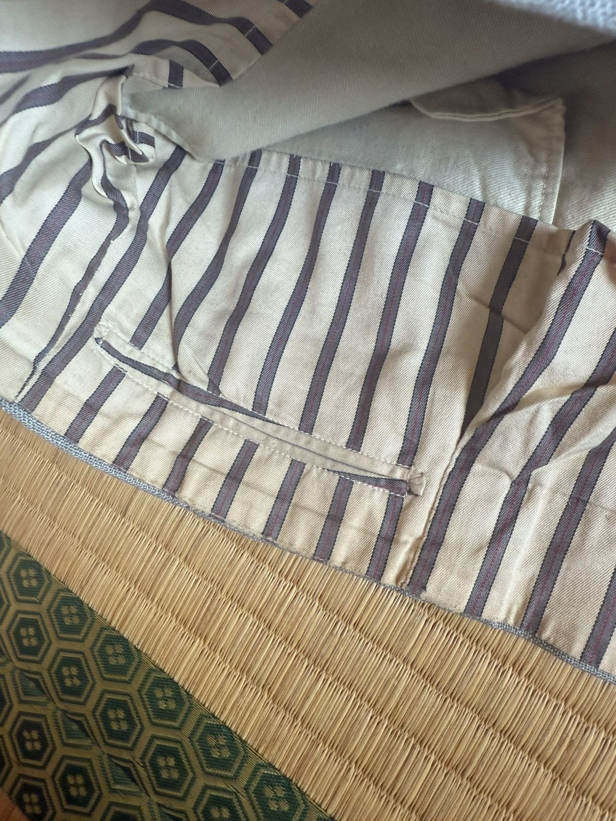 Other Spring&Summer Vintage Japanese Light Grey Linen–Wool Slacks Size US 32 / EU 48 - 9 Thumbnail