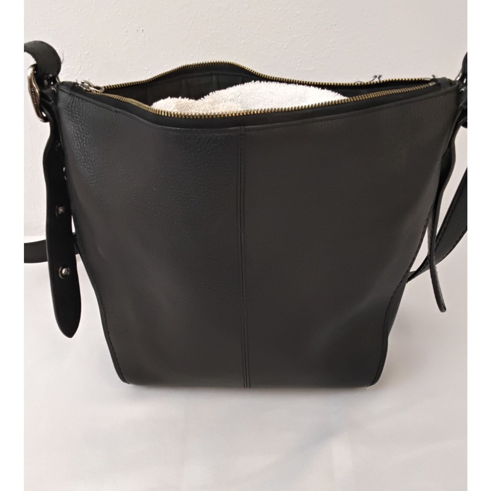 Coach Coach Dufflette Crossbody Bag Black Leather Purse 21377 Size ONE SIZE - 6 Thumbnail