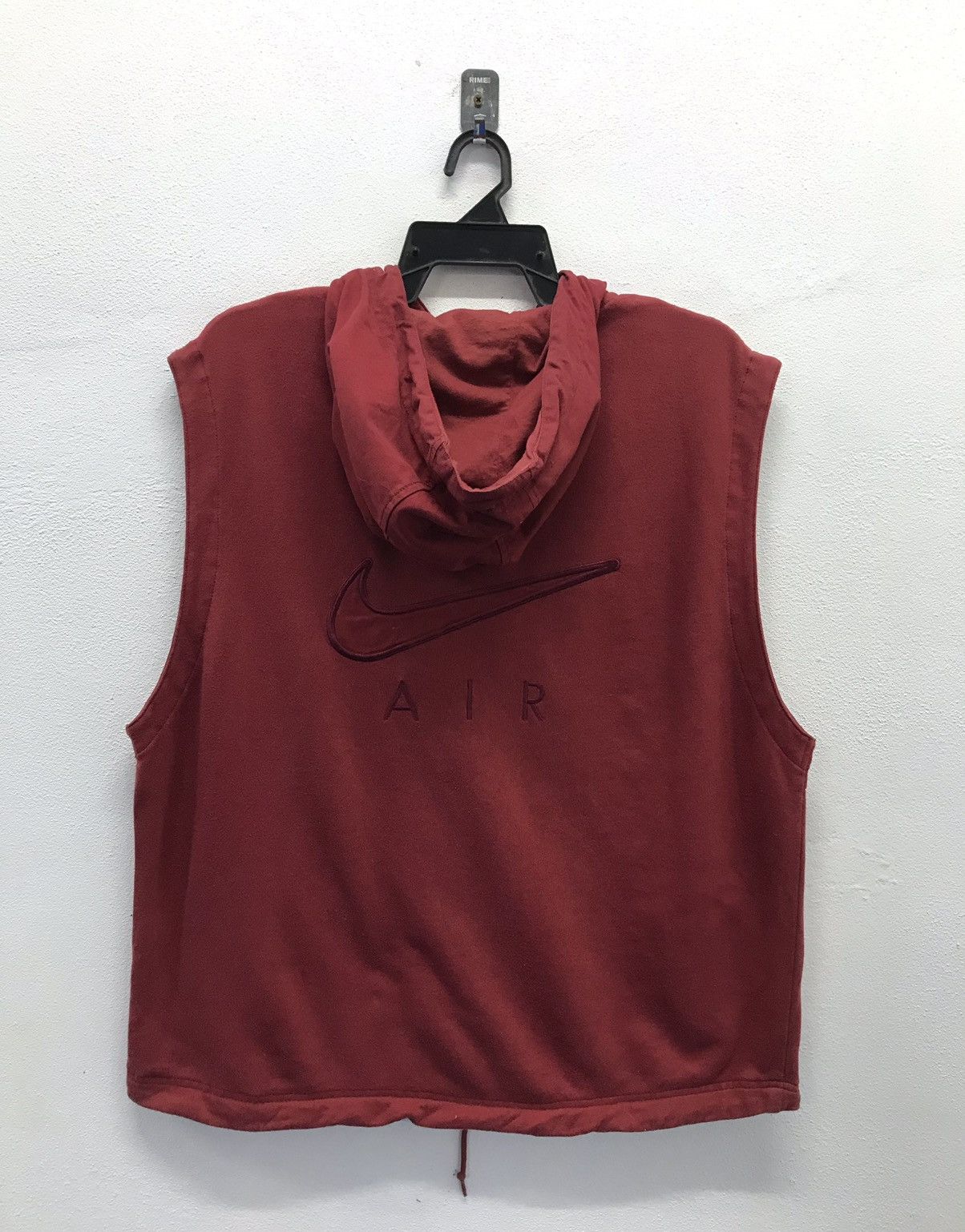 Nike × Vintage Vintage Nike Air Sleeveless Jacket Hoodie Size US M / EU 48-50 / 2 - 2 Thumbnail