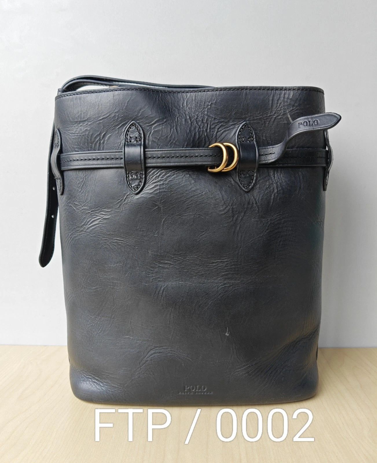 Polo Ralph Lauren Polo Ralph Lauren Bellport Leather Large Bucket Bag FTP 0002 Size ONE SIZE - 14 Thumbnail