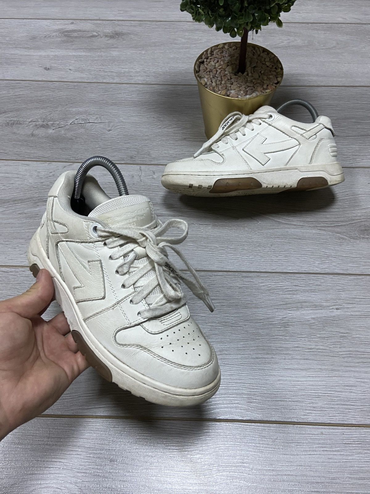 Off-White OFF WHITE Office leather Sneakers White arrow Size US 6 / IT 36 - 1 Thumbnail