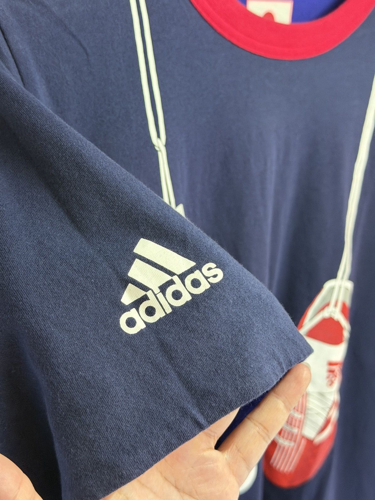 Adidas Vintage JFA 2007 Adidas Reversible T-shirt Size US L / EU 52-54 / 3 - 9 Thumbnail