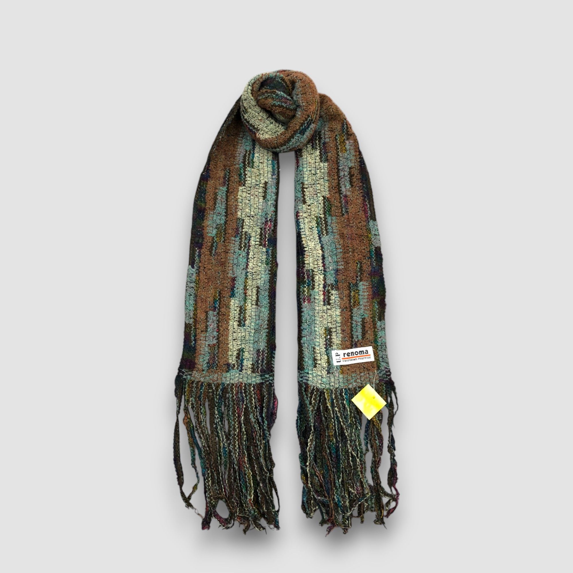 Renoma Vintage 90s Renoma Scarf Muffler Wool Cashmere Scarves Size ONE SIZE - 1 Thumbnail