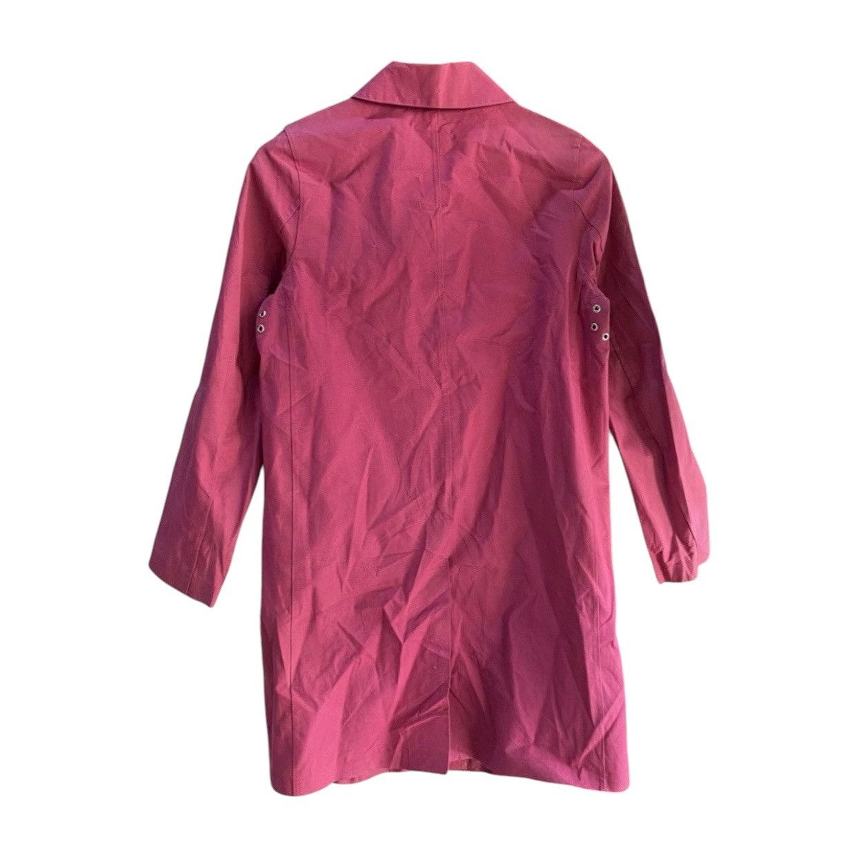 Mackintosh Archival Mackintosh Genuine Handmade Pink Cotton Rain Coat Size XXS / US 00 / IT 34 - 2 Thumbnail