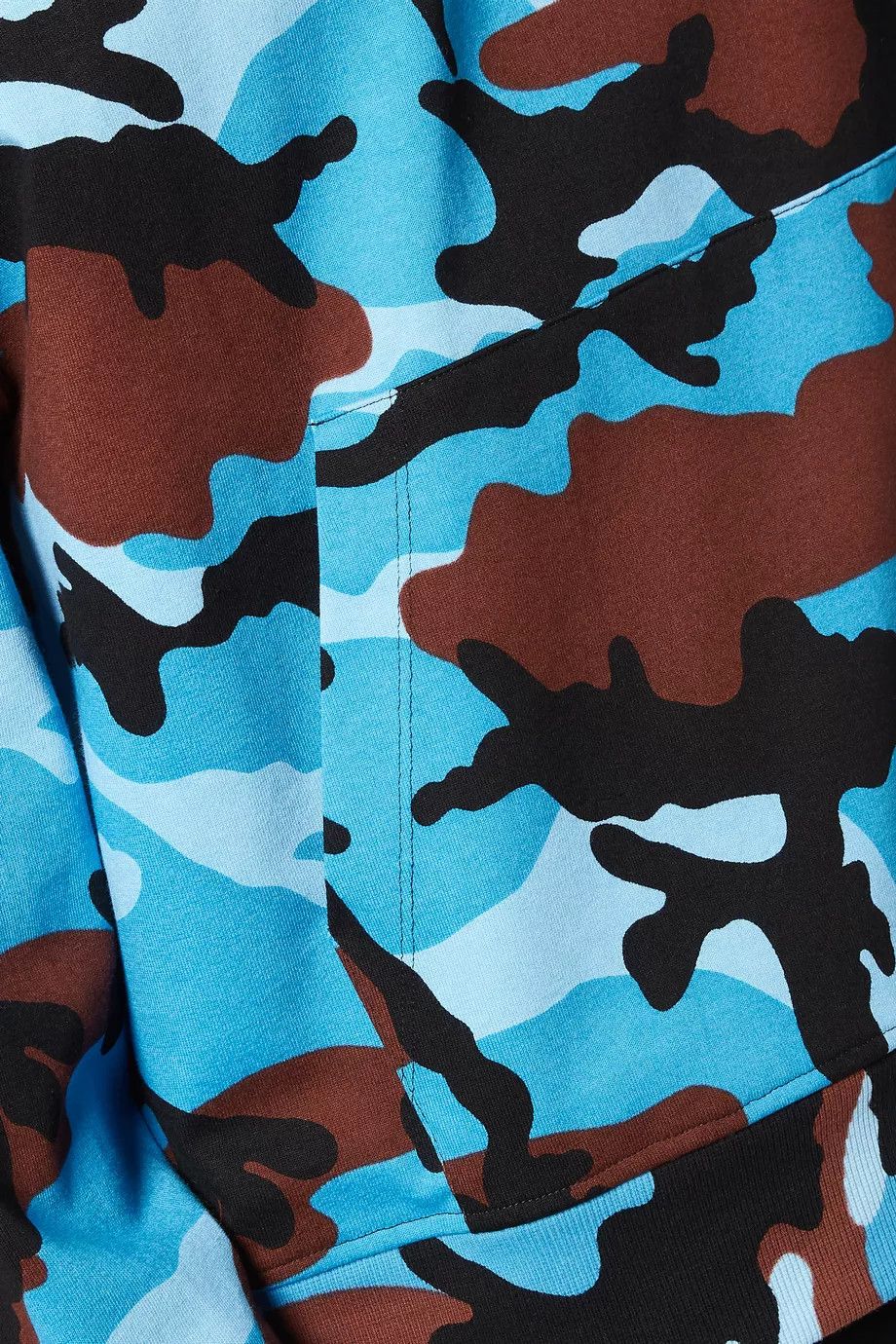 Valentino o1y0525 Camouflage Hoodie in Blue Size US XS / EU 42 / 0 - 2 Thumbnail