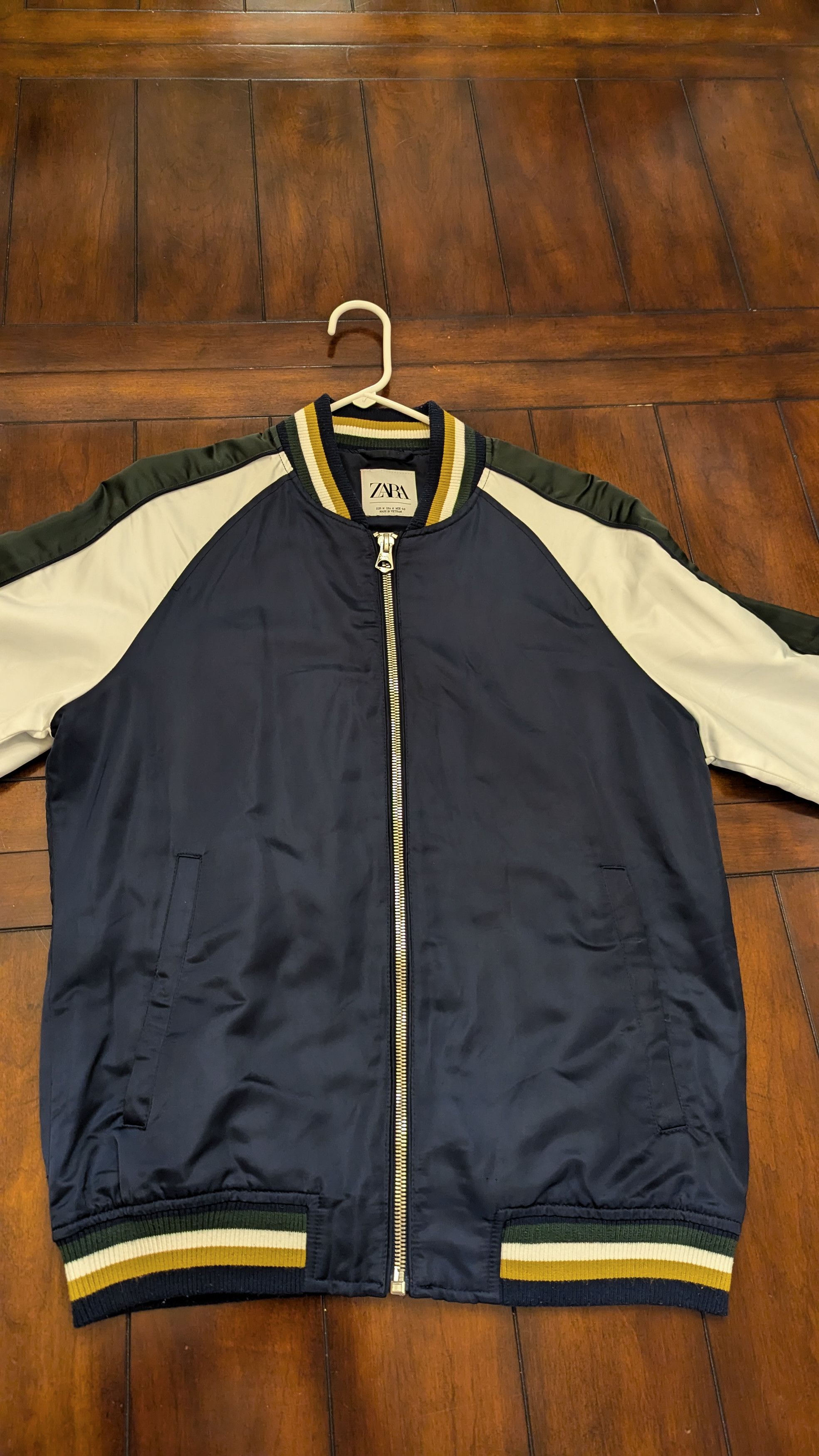Zara Zara Multi-Color Bomber Jacket Size US M / EU 48-50 / 2 - 2 Thumbnail