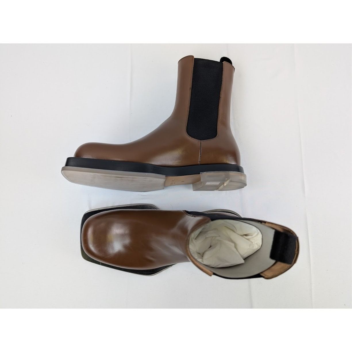 Bottega Veneta o1rshd1 dup / Lug Boots in Brown Size US 7 / EU 40 - 14 Thumbnail
