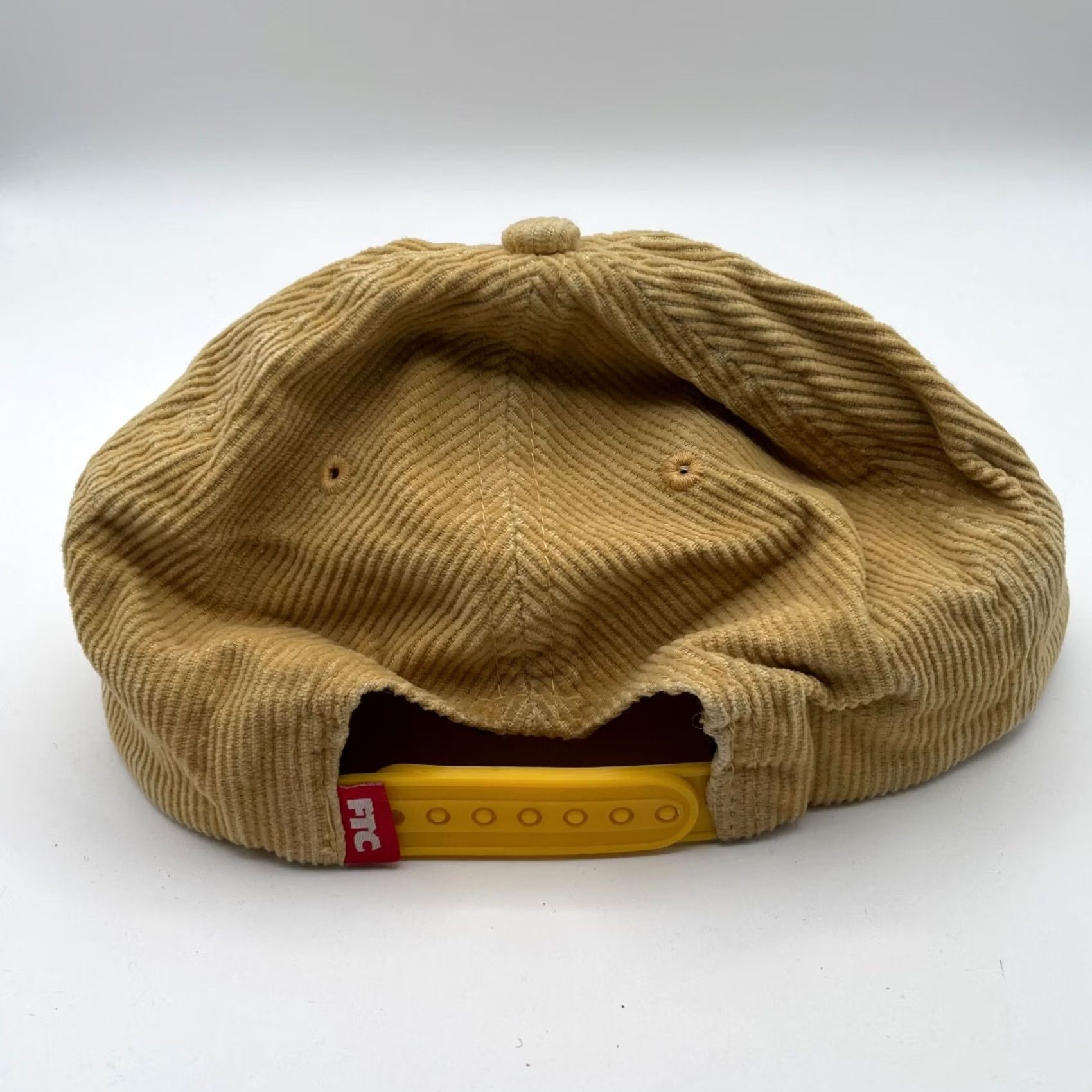 Vintage VINTAGE For The City Hat Cap Mens Beige Embroidered Cotton Corduroy Snapback Size ONE SIZE - 4 Thumbnail