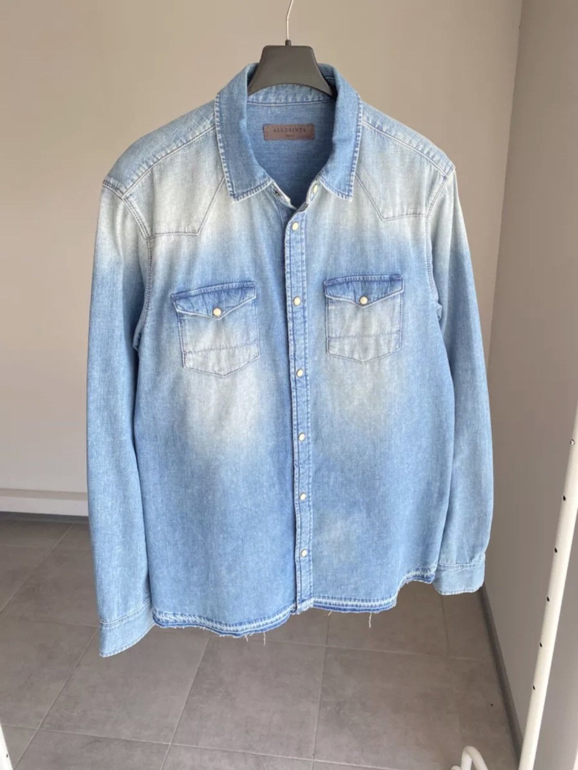 Allsaints Allsaints Denim Shirt Size US S / EU 44-46 / 1 - 5 Thumbnail