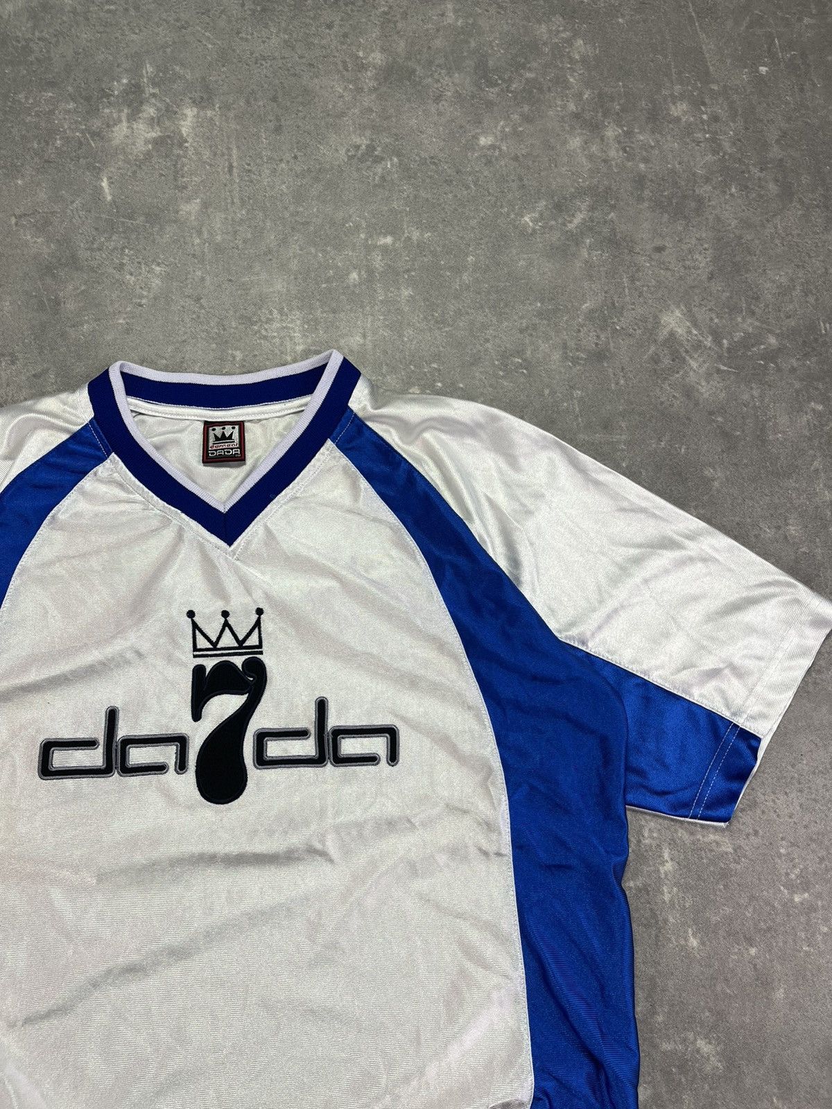 Damani Dada Vintage Damani Dada Y2K Big Logo Jersey Tee Rare 90s 00s Size US L / EU 52-54 / 3 - 4 Thumbnail
