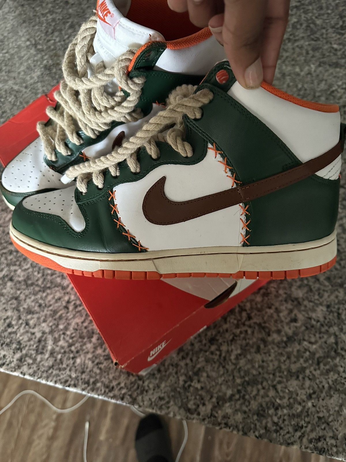 Nike NIKE CUSTOM DUNK HI Size US 10 / EU 43 - 7 Thumbnail