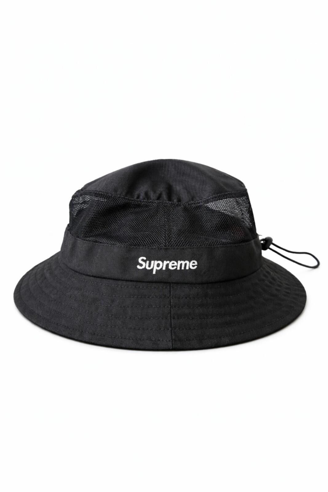 Supreme Cordura black supreme hat | Grailed