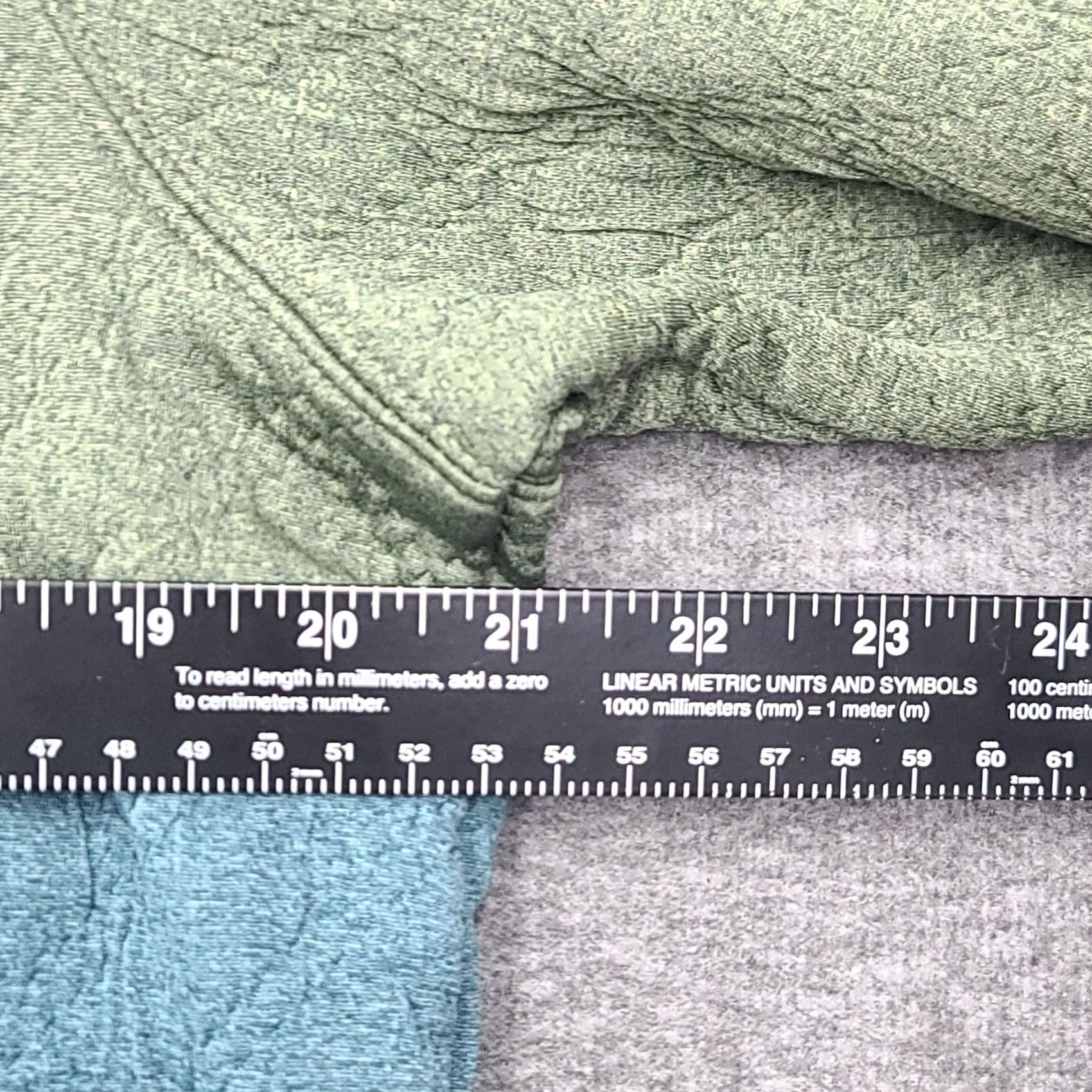 Eddie Bauer Eddie Bauer Men's L Pullover Quilted Fleece 1/4 Zip Geometric Green Teal Shirt Sweater Winter Hiking Threads Mens Size US L / EU 52-54 / 3 - 6 Thumbnail