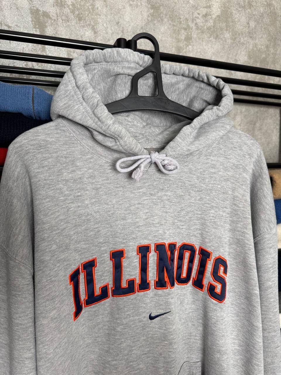Nike Vintage Very rare Hoodie Nike ILLINOIS Size US XL / EU 56 / 4 - 7 Thumbnail