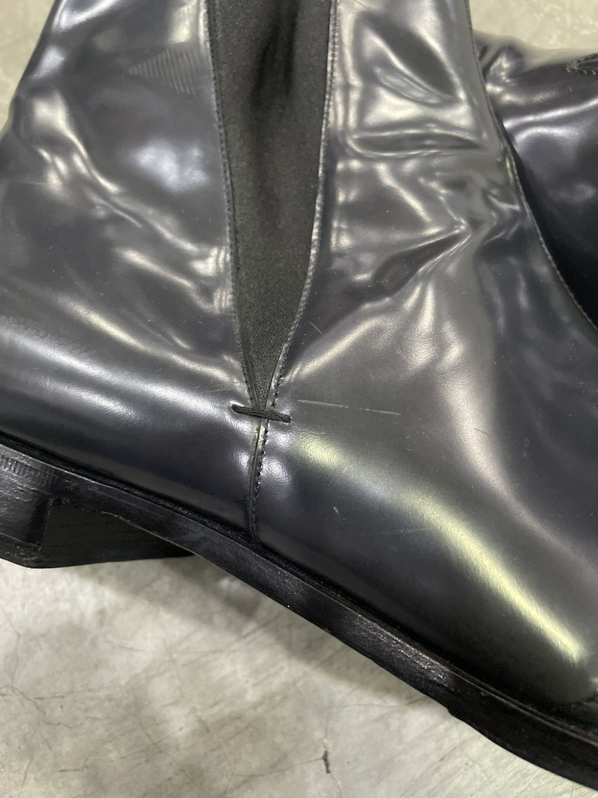 Prada Prada Patent Pointy Toe Boots Oxford Size US 12 / EU 45 - 6 Thumbnail