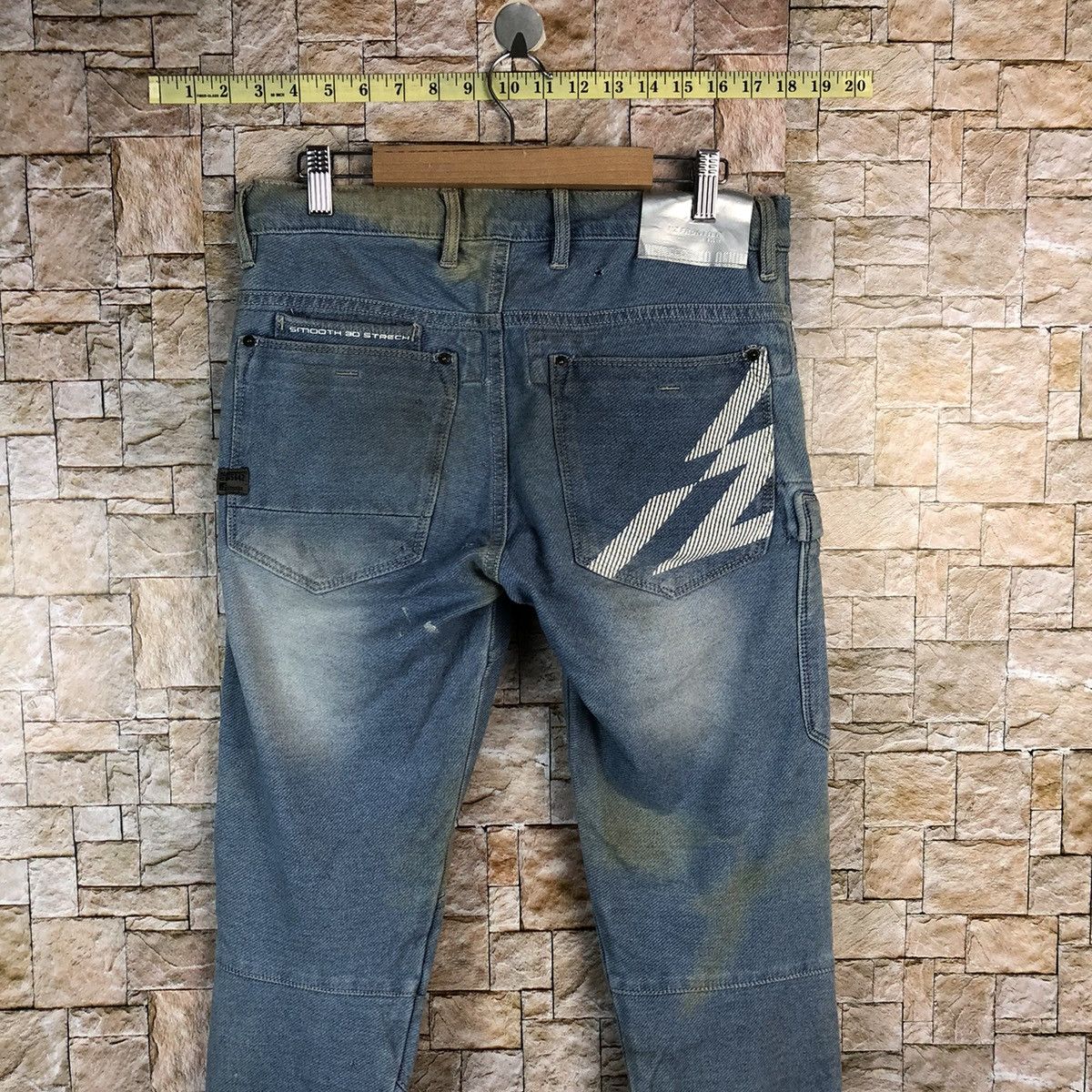 Japanese Brand Iz Frontier Blue Cargo Multipocket Pants #A968 Size US 32 / EU 48 - 19 Thumbnail