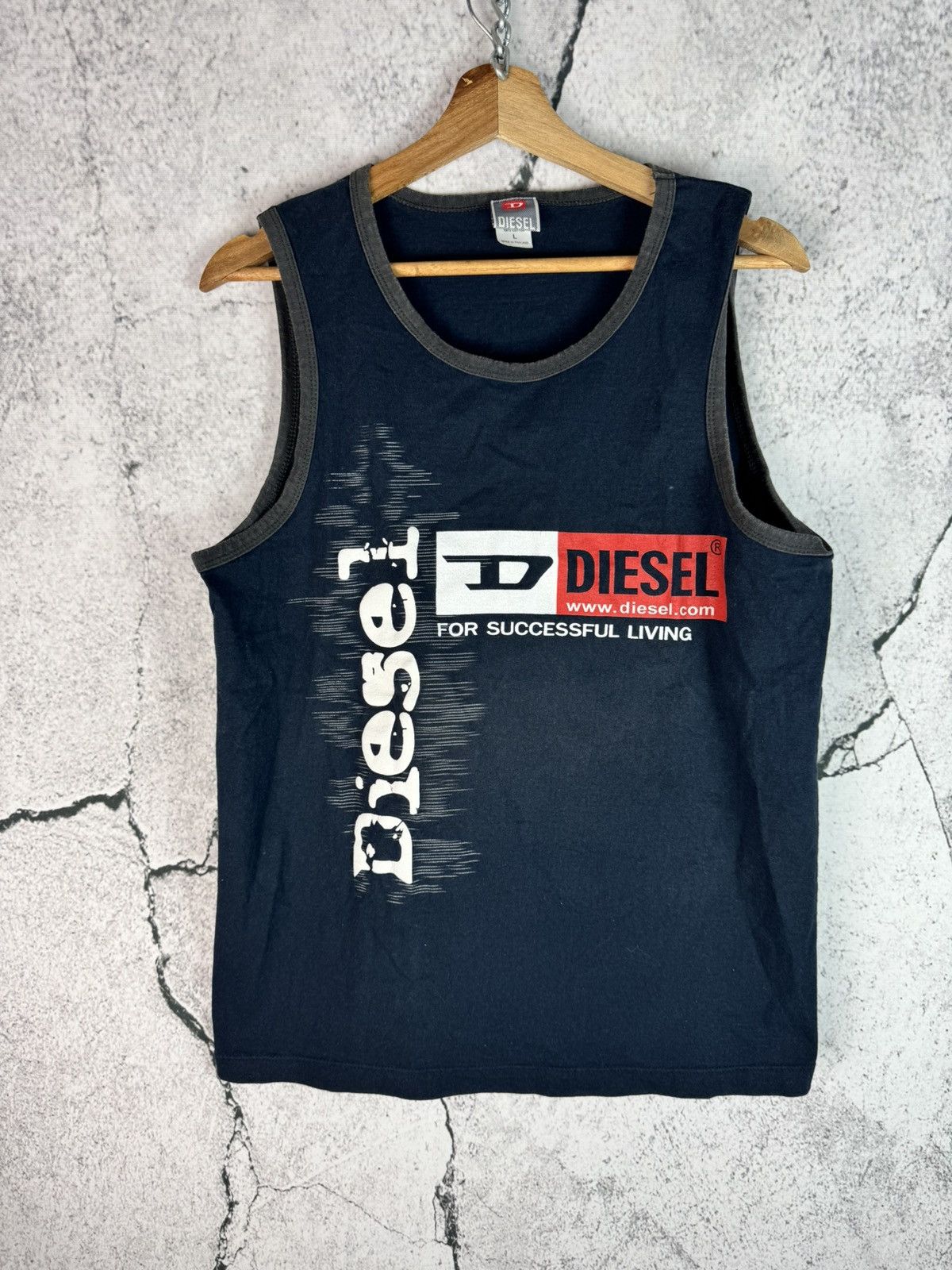 Diesel Vintage 90s Diesel Tank Top Size US S / EU 44-46 / 1 - 1 Thumbnail