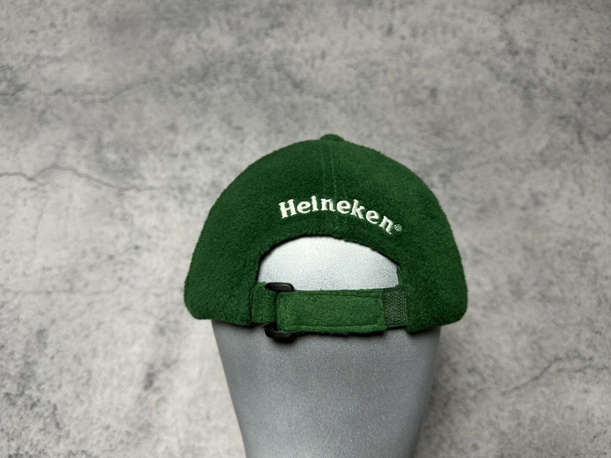 Vintage Vintage Heineken Green Fleece Cap Size ONE SIZE - 2 Thumbnail