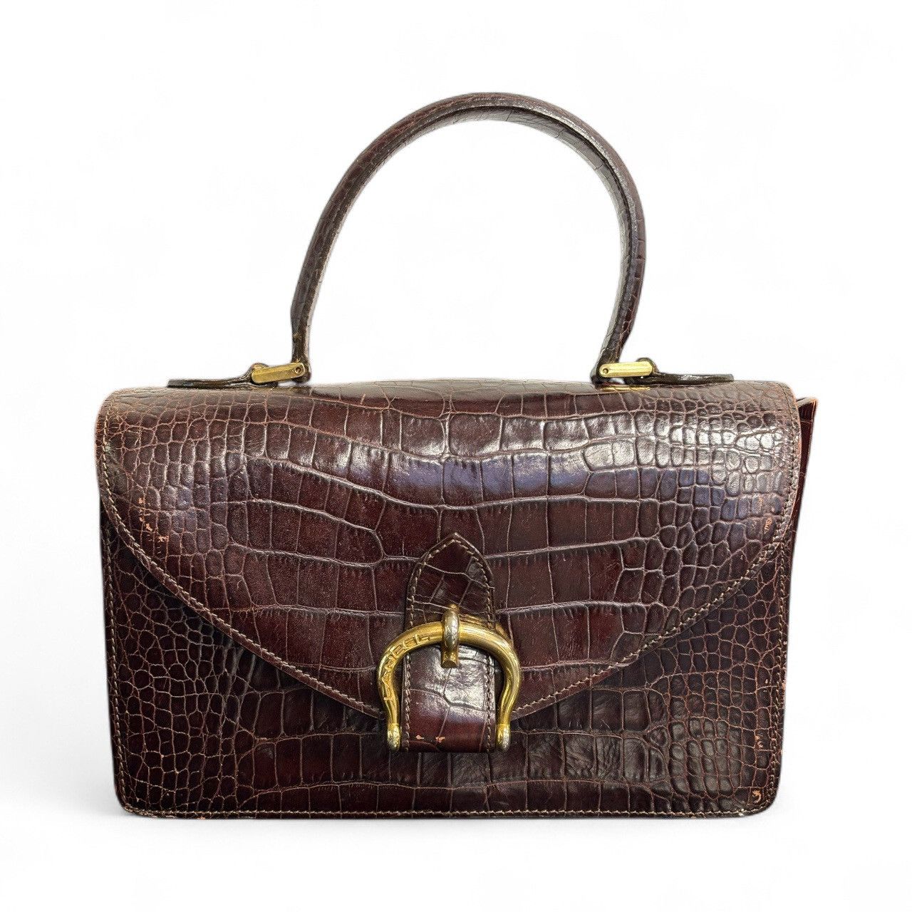 Other Lancer Paris crocodile vintage top-handle bag Size ONE SIZE - 1 Thumbnail
