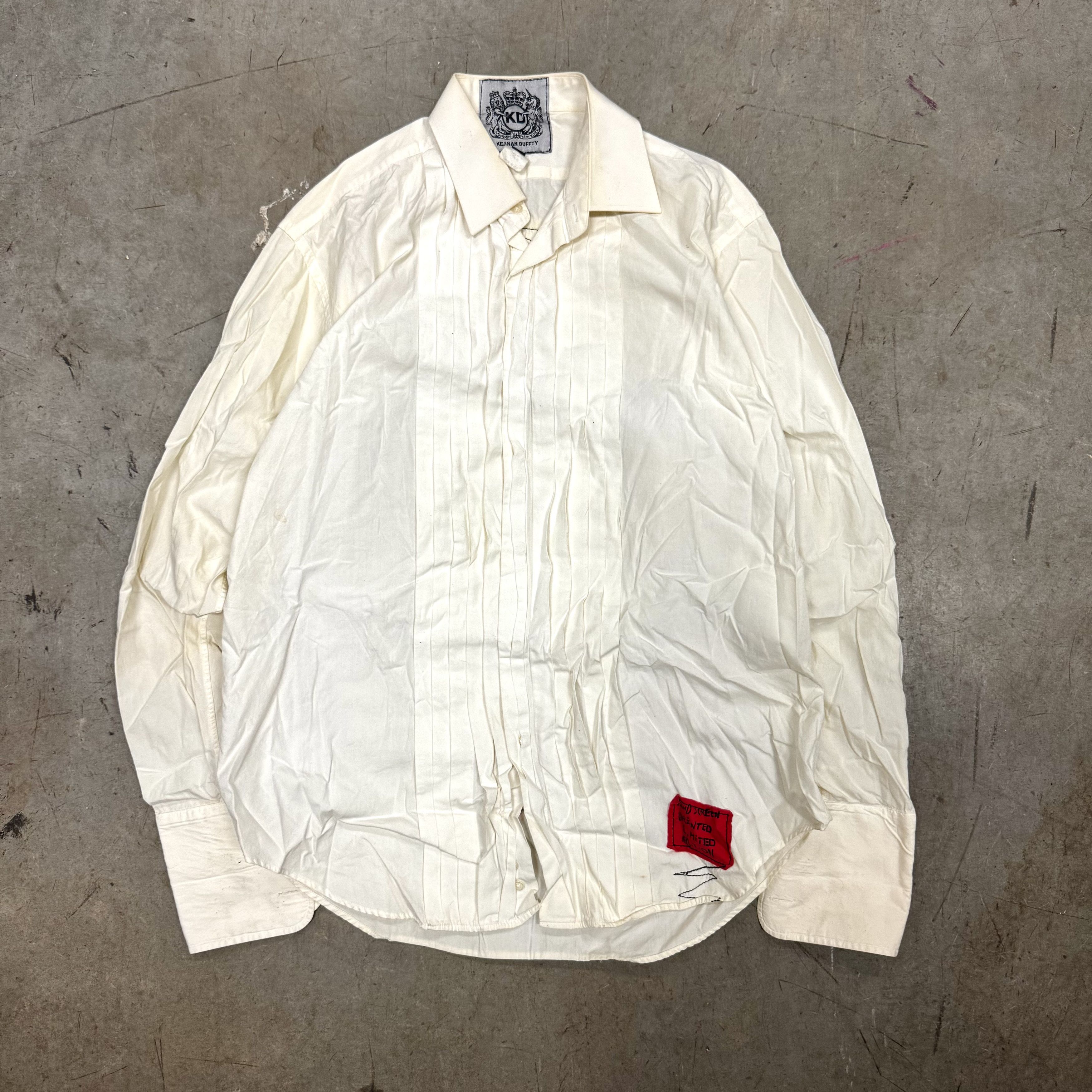 Designer × Vintage VTG Keanan Duffty Limited Berlin Couture Button Dress Shirt Size US M / EU 48-50 / 2 - 2 Thumbnail