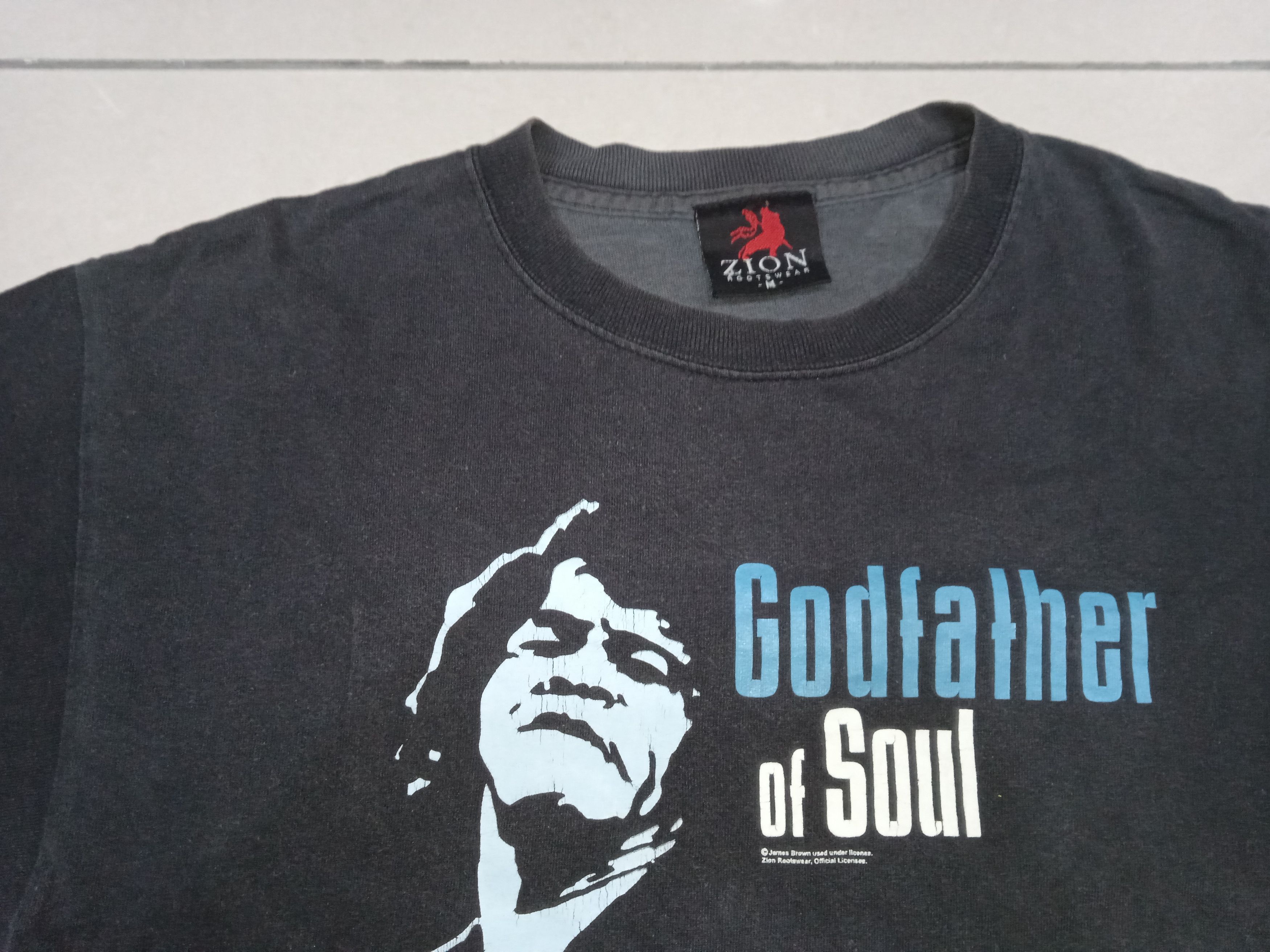Vintage Vintage 2000s James Brown T Shirt Zion Soul Size US M / EU 48-50 / 2 - 2 Thumbnail