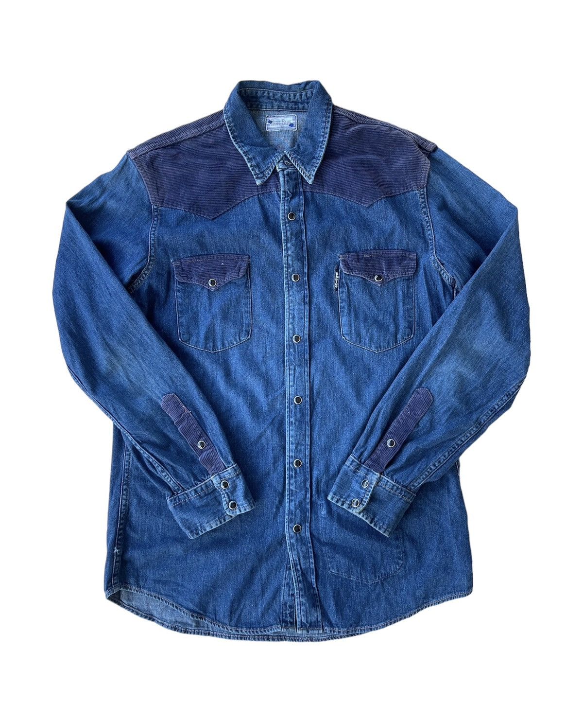 Blue Blue Japan Vintage Blue Blue Japan denime westren shirt Size US M / EU 48-50 / 2 - 1 Thumbnail