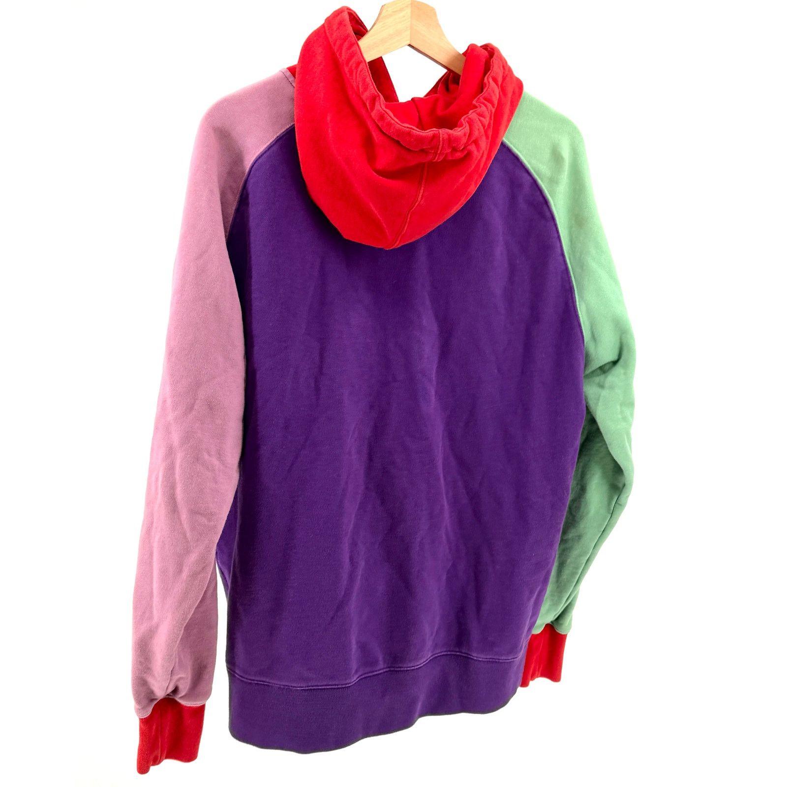 Teddy Fresh Purple Colorblock 100% Cotton Streetwear Patchwork Hoodie Size US M / EU 48-50 / 2 - 5 Thumbnail