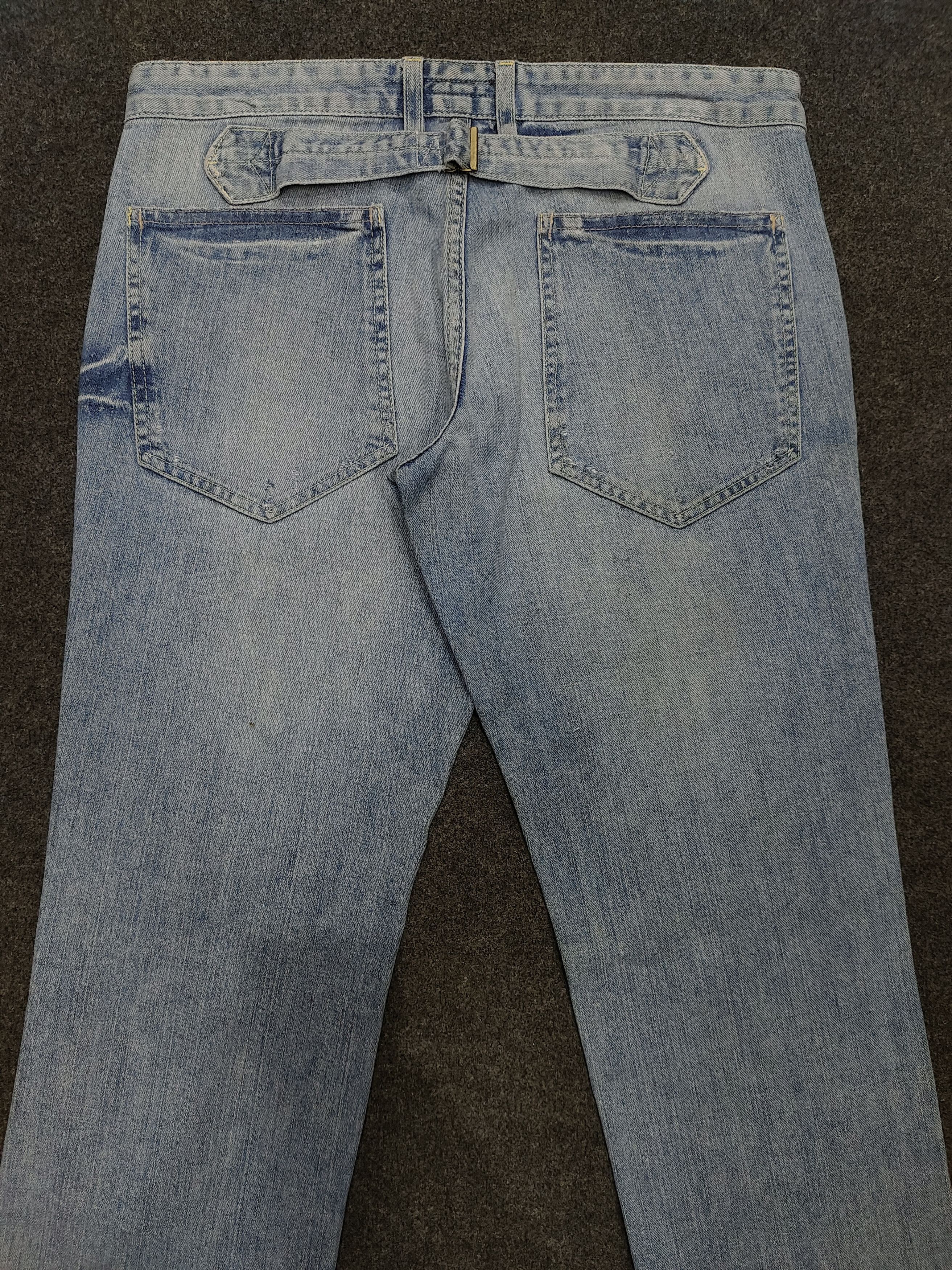 Ralph Lauren SICK🔥Vtg Ralph Lauren Distressed Jeans Size 31" - 4 Thumbnail