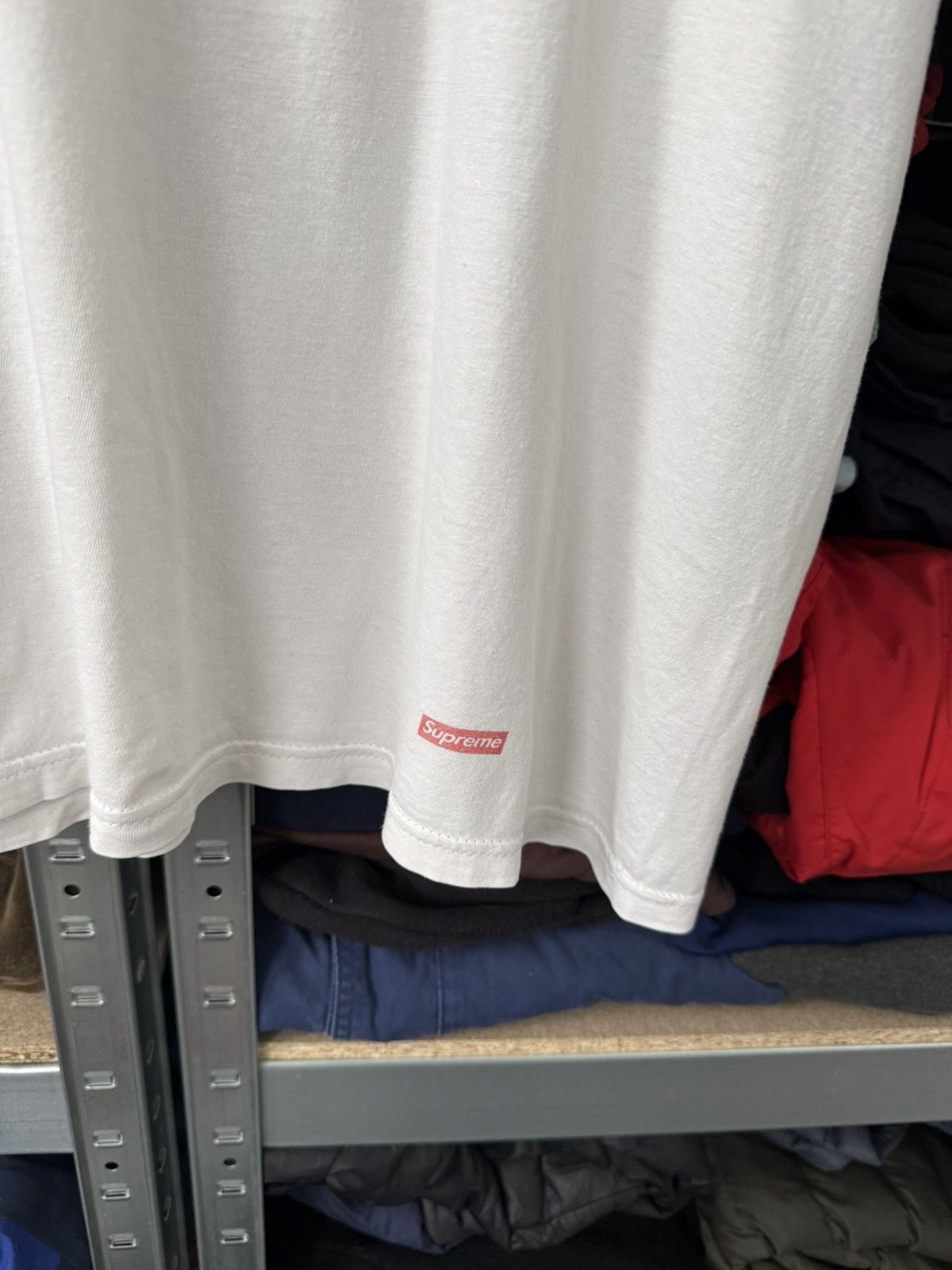 Hanes × Supreme Supreme x Hanes T-Shirt Basic Unisex White Tee Box Logo Size US M / EU 48-50 / 2 - 7 Thumbnail