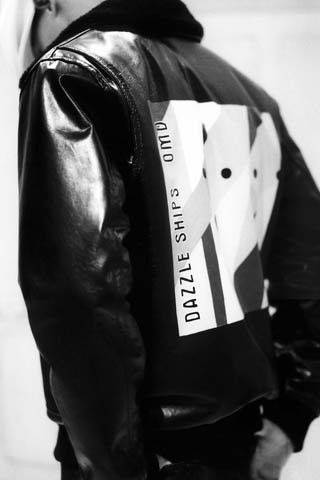 Raf Simons AW03 Dazzle Ships | OMD leather jacket Size US M / EU 48-50 / 2 - 9 Thumbnail