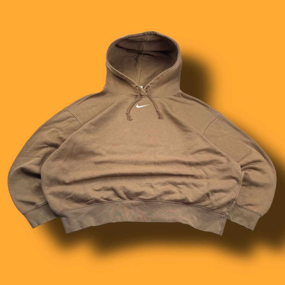 Nike × Vintage NIKE VINTAGE CENTER LOGO OVERSIZE BOXY HOODIE Size US S / EU 44-46 / 1 - 1 Thumbnail