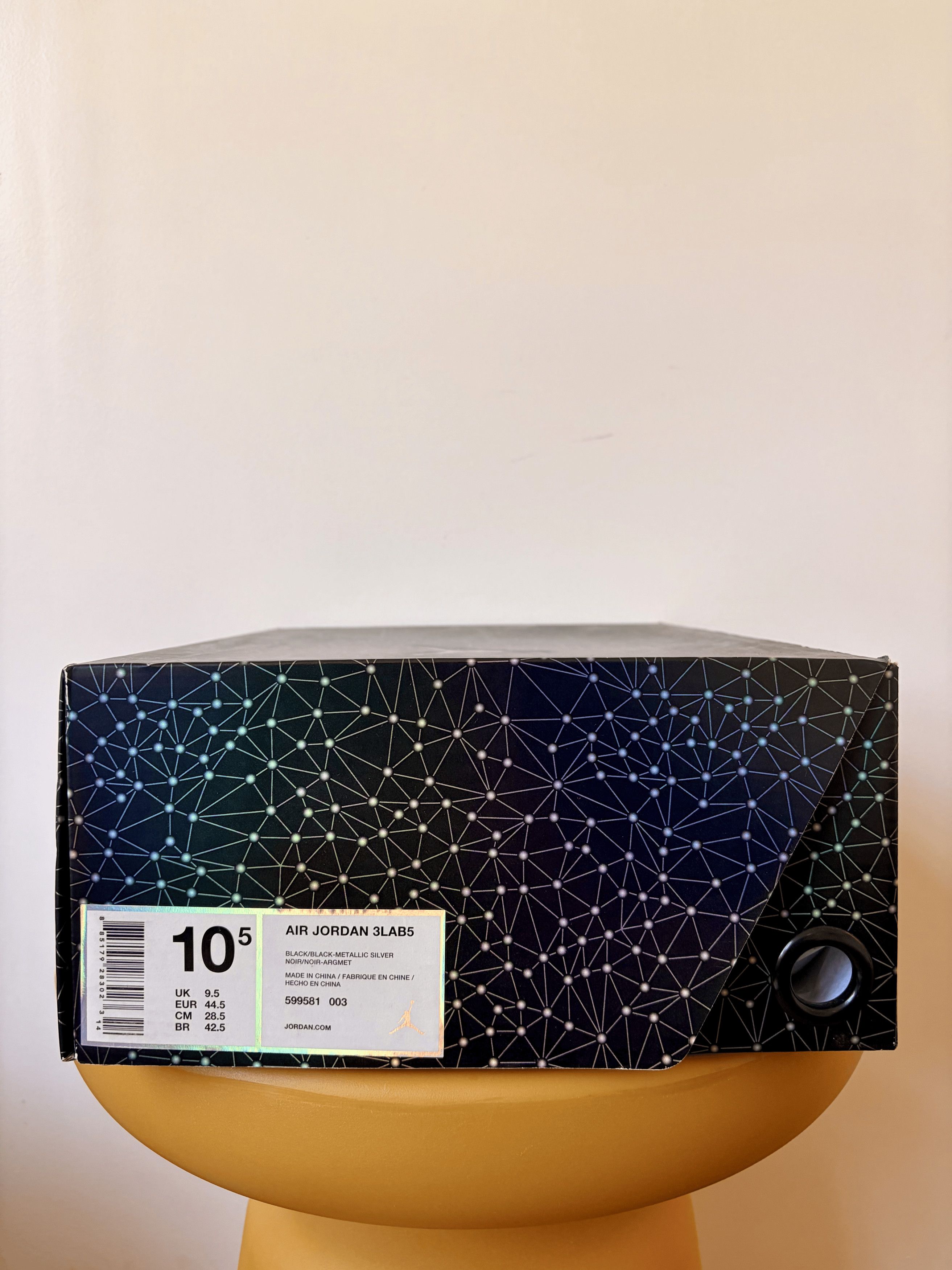 Jordan Brand Air Jordan 3Lab5 Black Cement Size 10 Size US 10 / EU 43 - 6 Thumbnail